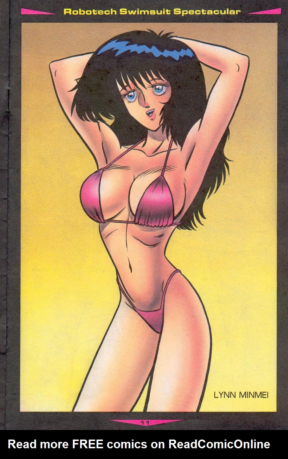 Read online Robotech II: The Sentinels comic -  Issue # _Swimsuit Spectacular 1 - 12