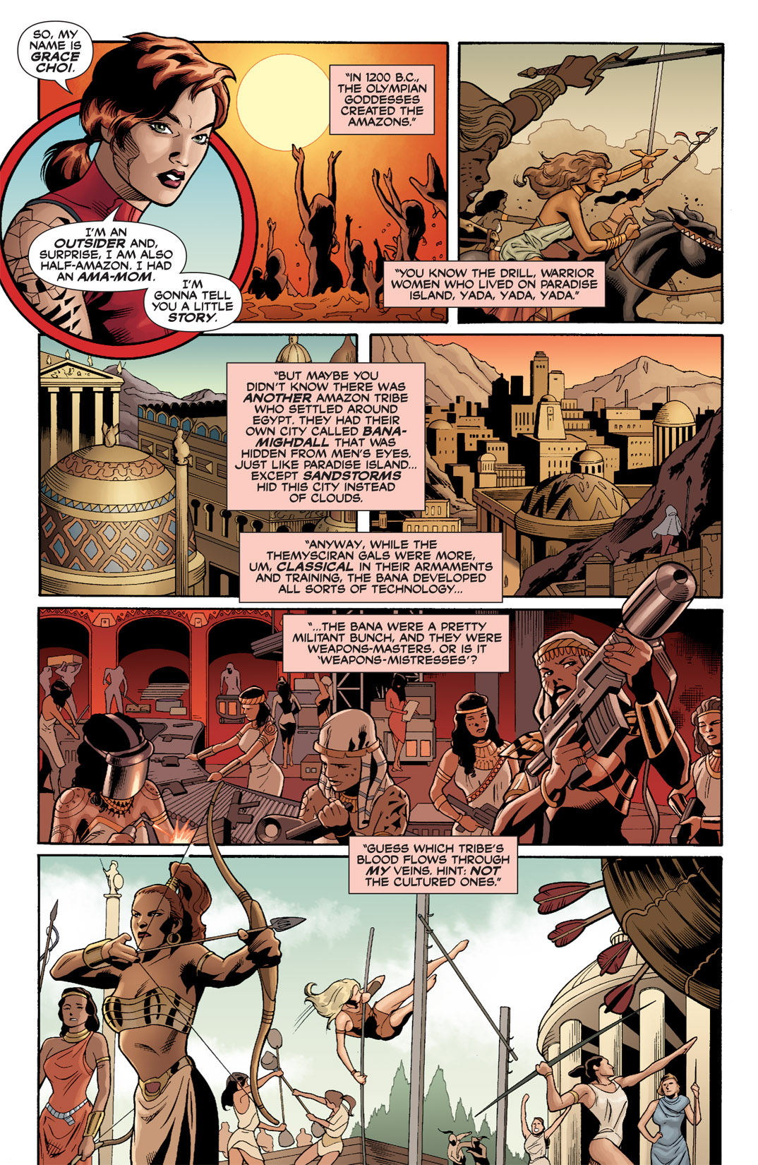 Read online Outsiders: Five of a Kind comic -  Issue # Issue Wonder Woman-Grace - 2