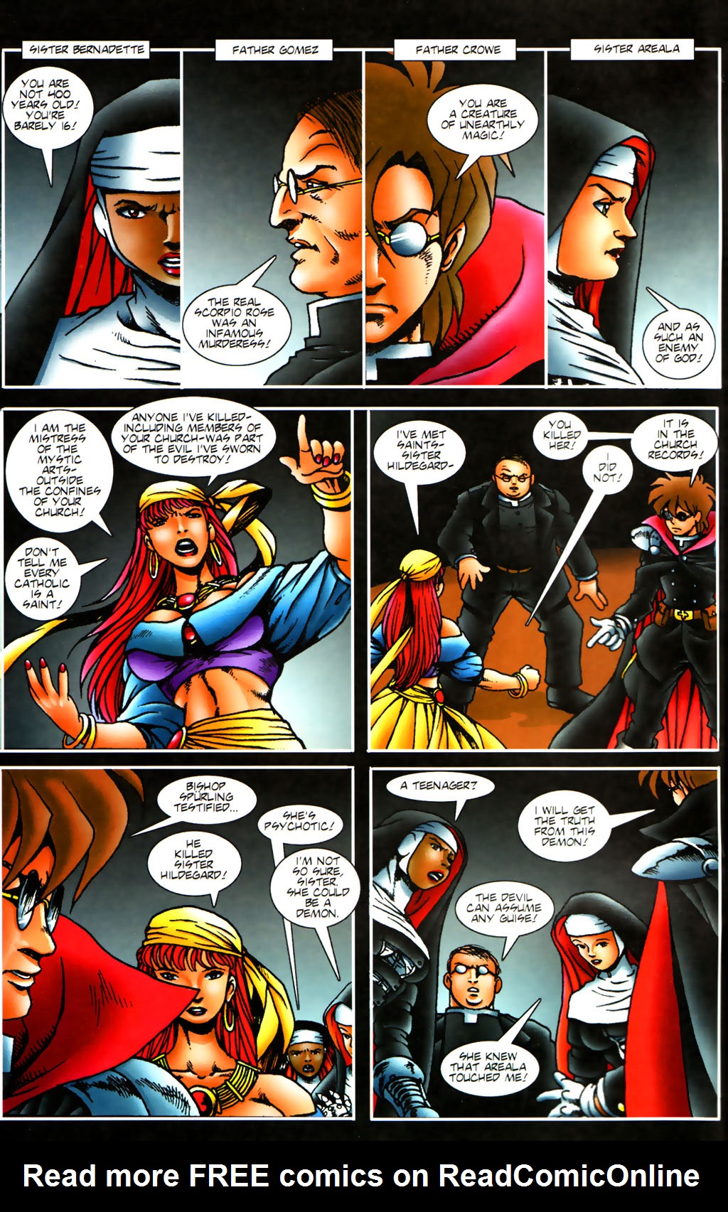 Read online Warrior Nun Areala: Scorpio Rose comic -  Issue #3 - 4