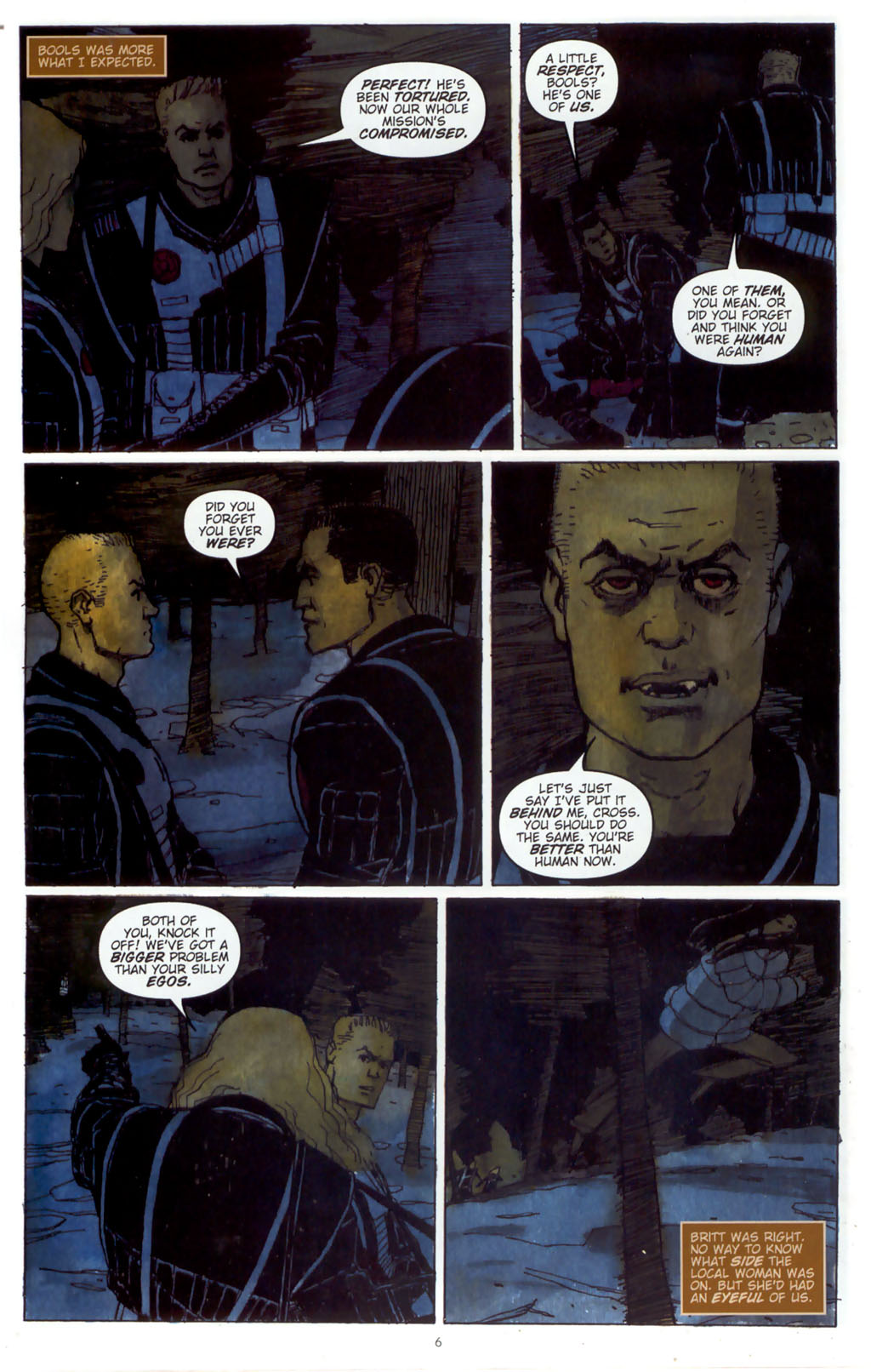 Read online CVO: Covert Vampiric Operations - Human Touch comic -  Issue # Full - 8