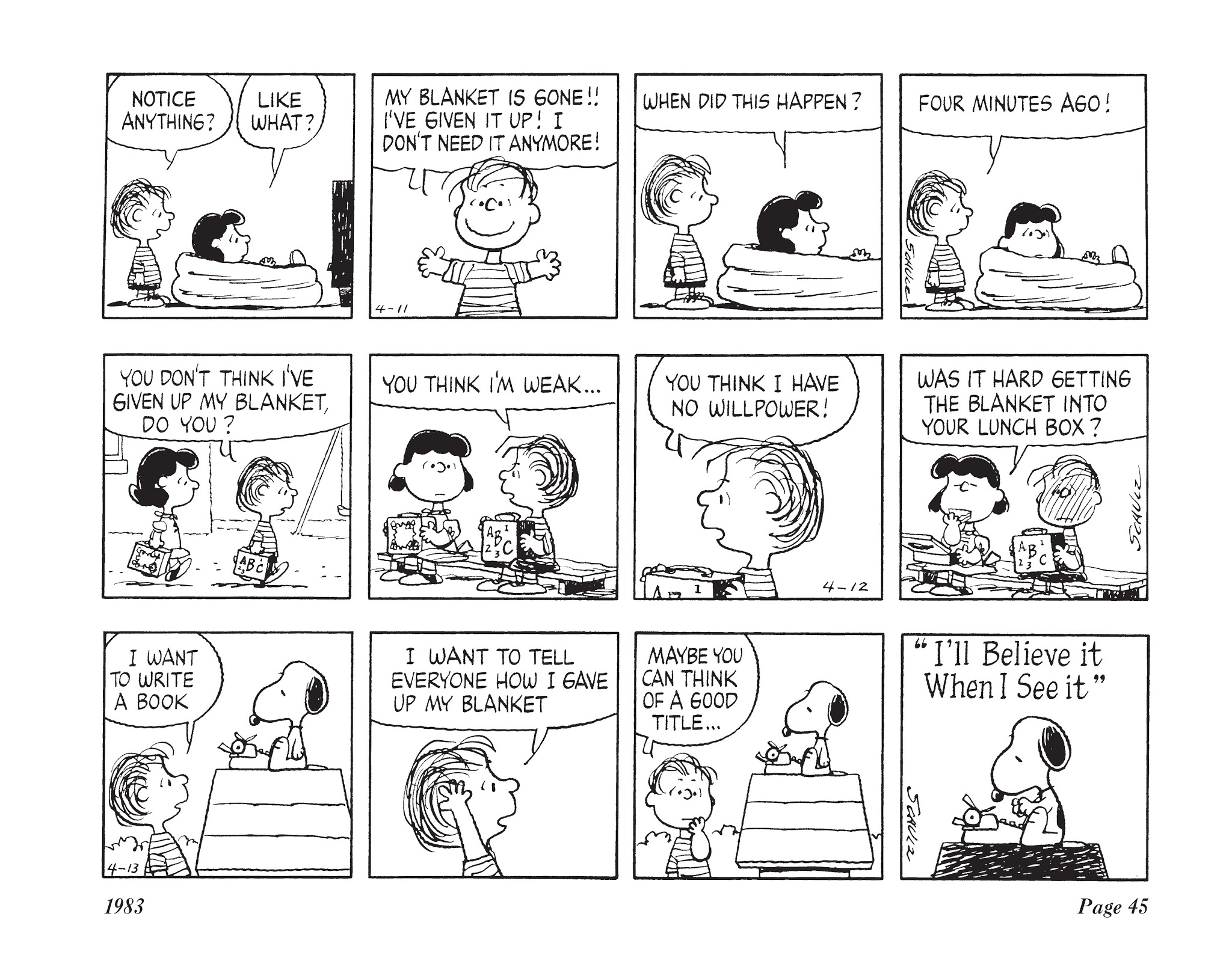 Read online The Complete Peanuts comic -  Issue # TPB 17 - 61