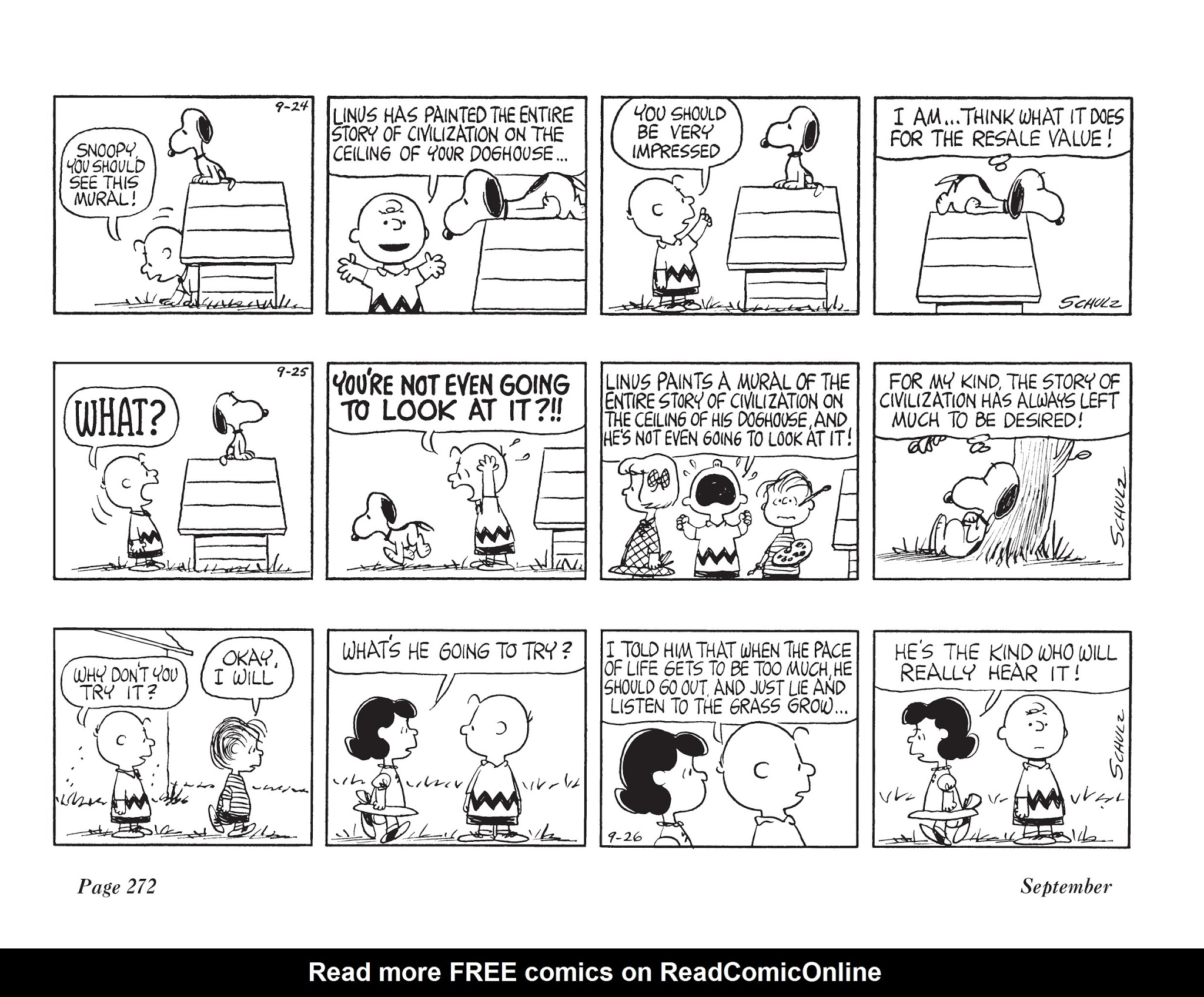 Read online The Complete Peanuts comic -  Issue # TPB 7 - 283
