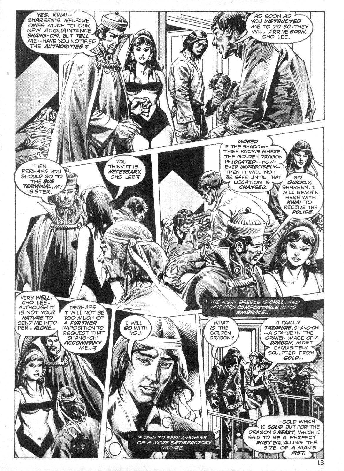 Read online The Deadly Hands of Kung Fu comic -  Issue #12 - 13