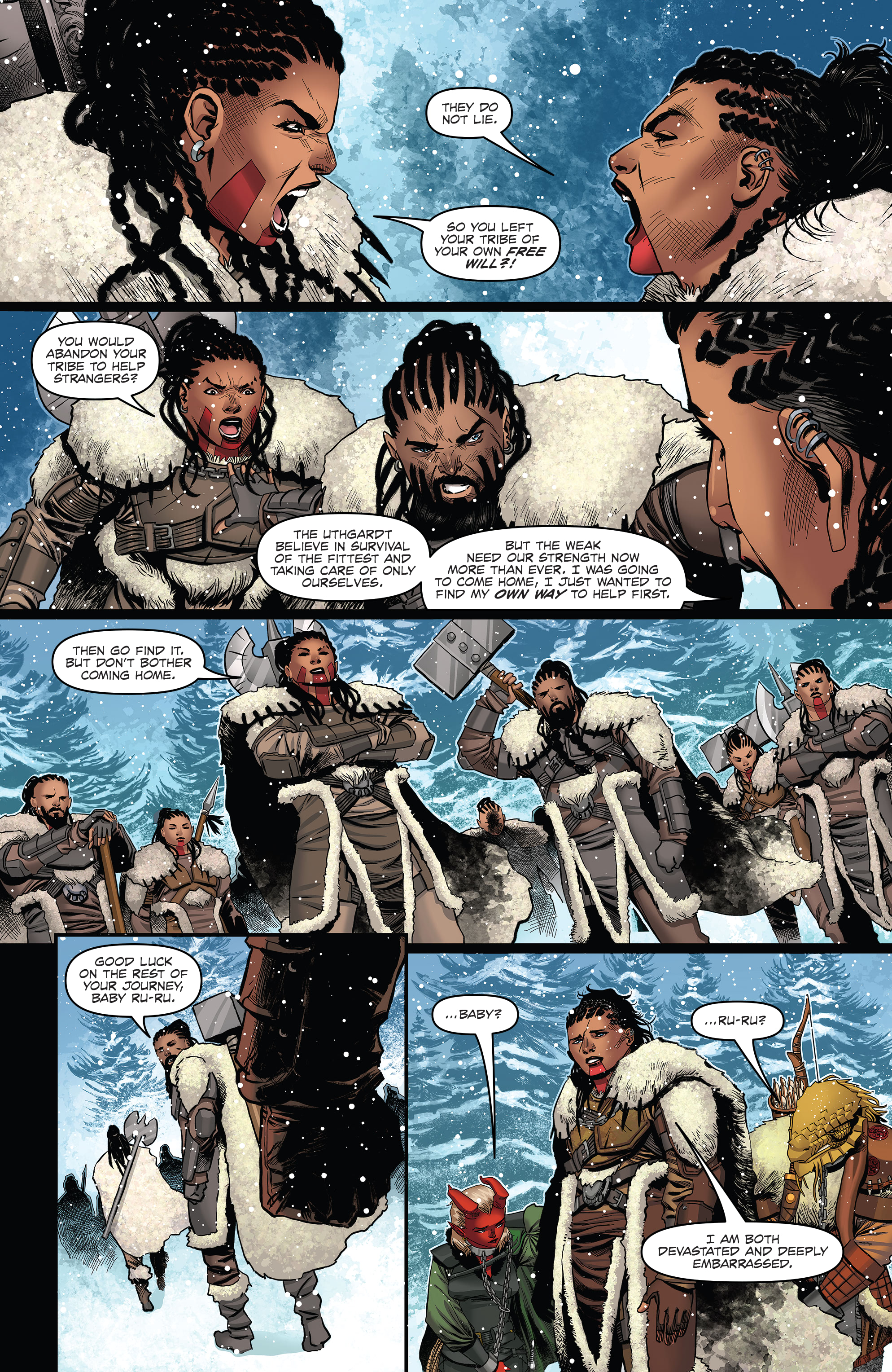 Read online Dungeons & Dragons: At the Spine of the World comic -  Issue #3 - 17