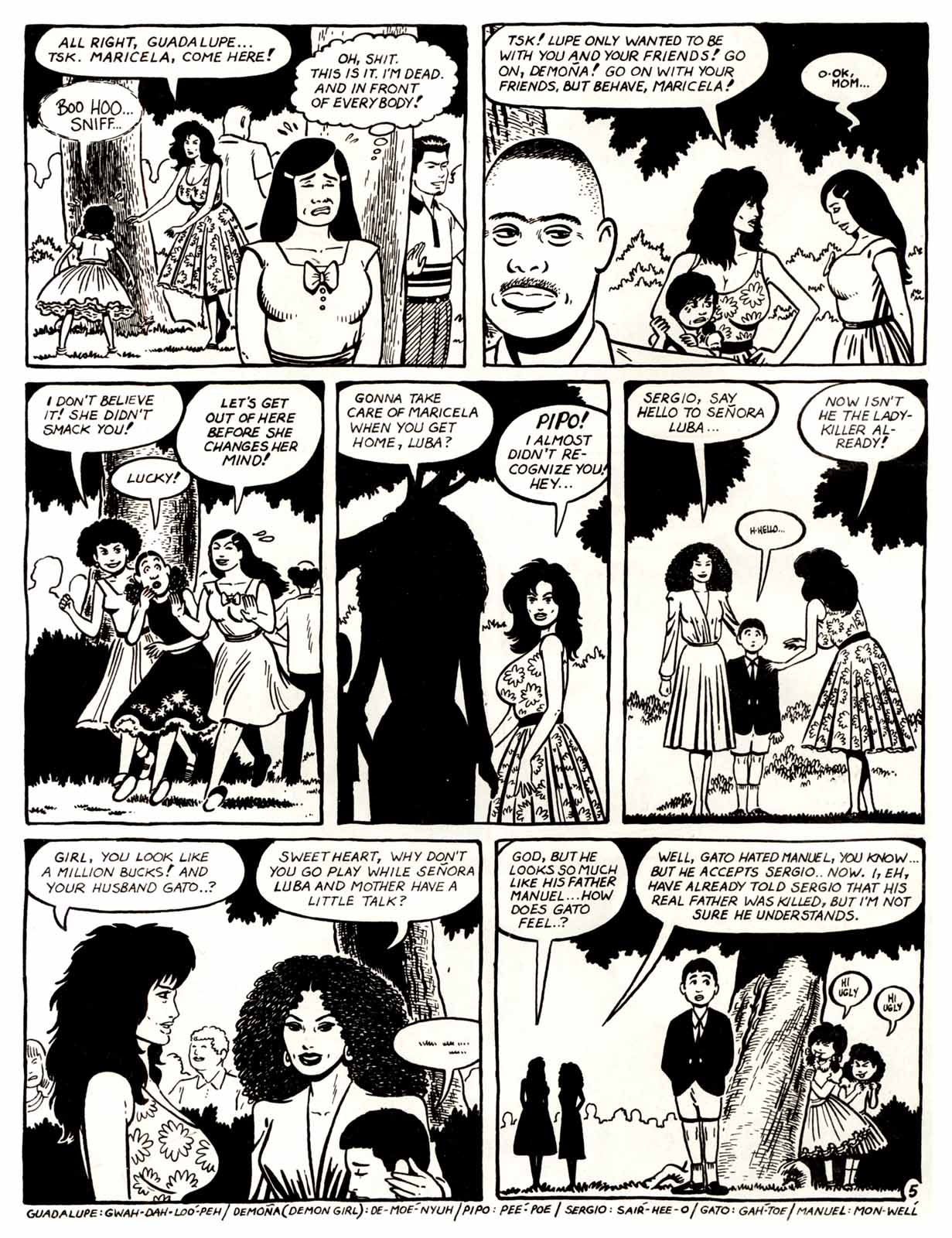 Read online Love and Rockets (1982) comic -  Issue #10 - 38