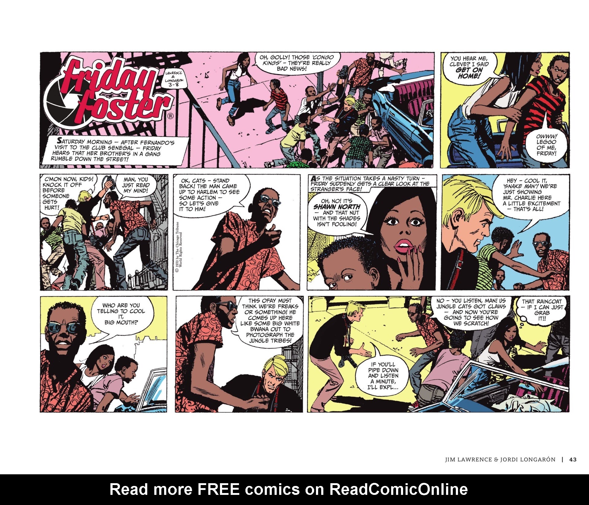 Read online Friday Foster: The Sunday Strips comic -  Issue # TPB (Part 1) - 44