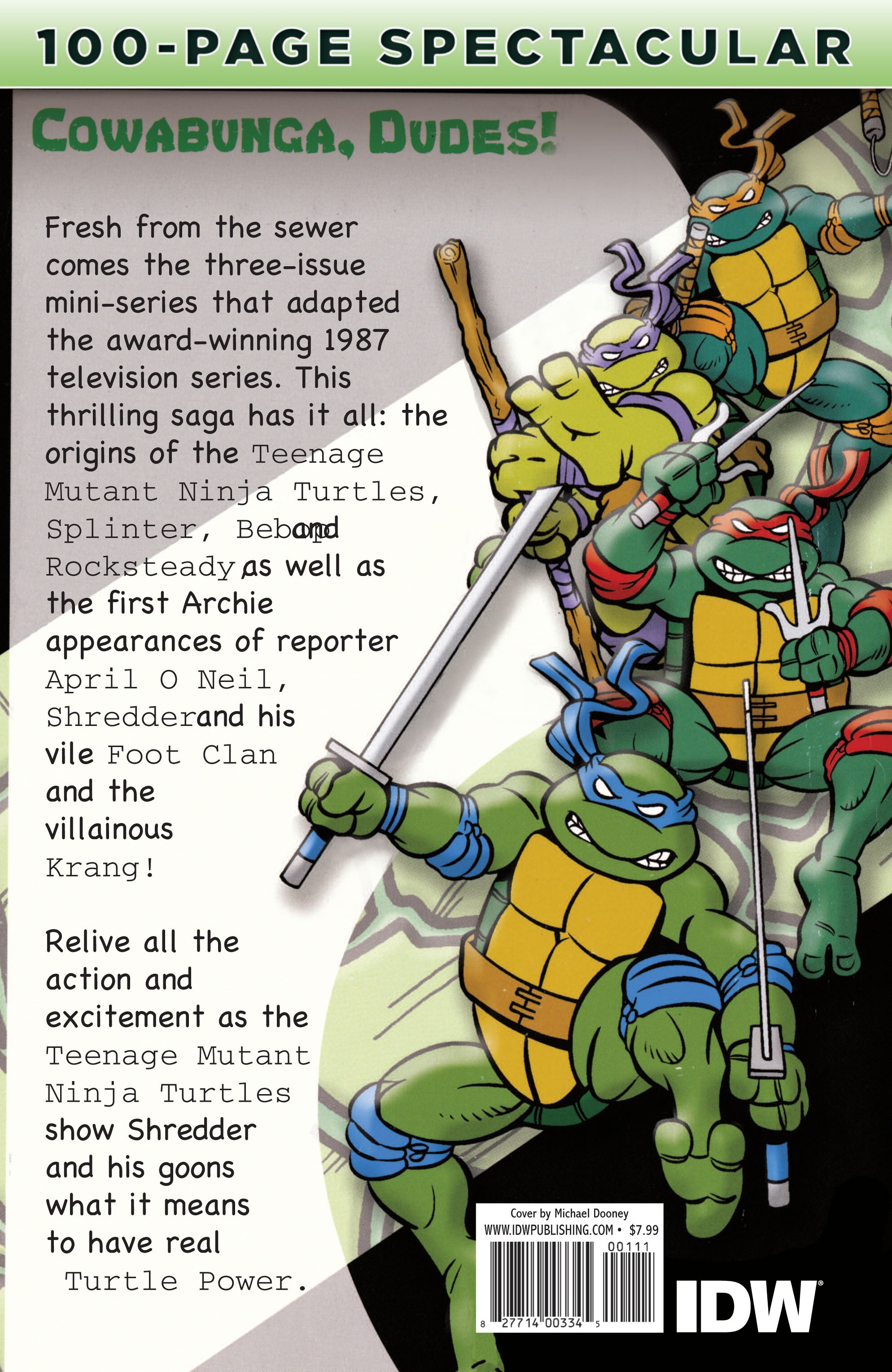 Read online Teenage Mutant Ninja Turtles 100-Page Spectacular comic -  Issue # TPB - 98