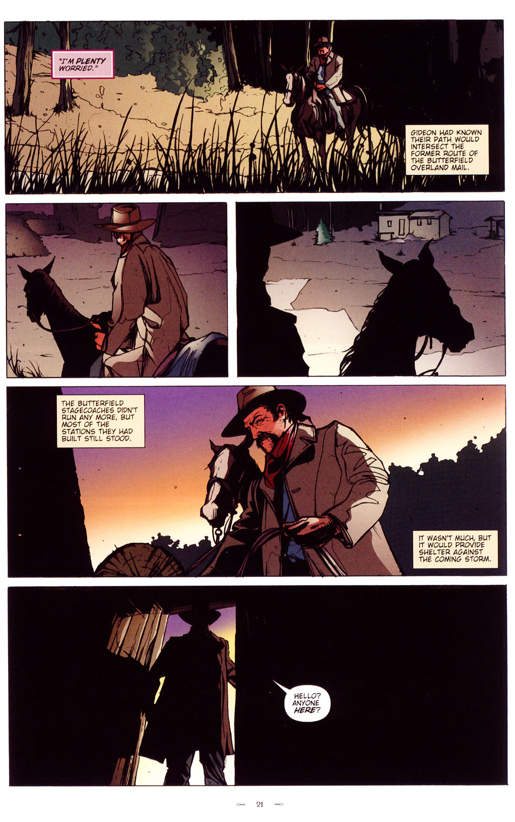 Read online Desperadoes: Banners of Gold comic -  Issue #1 - 23