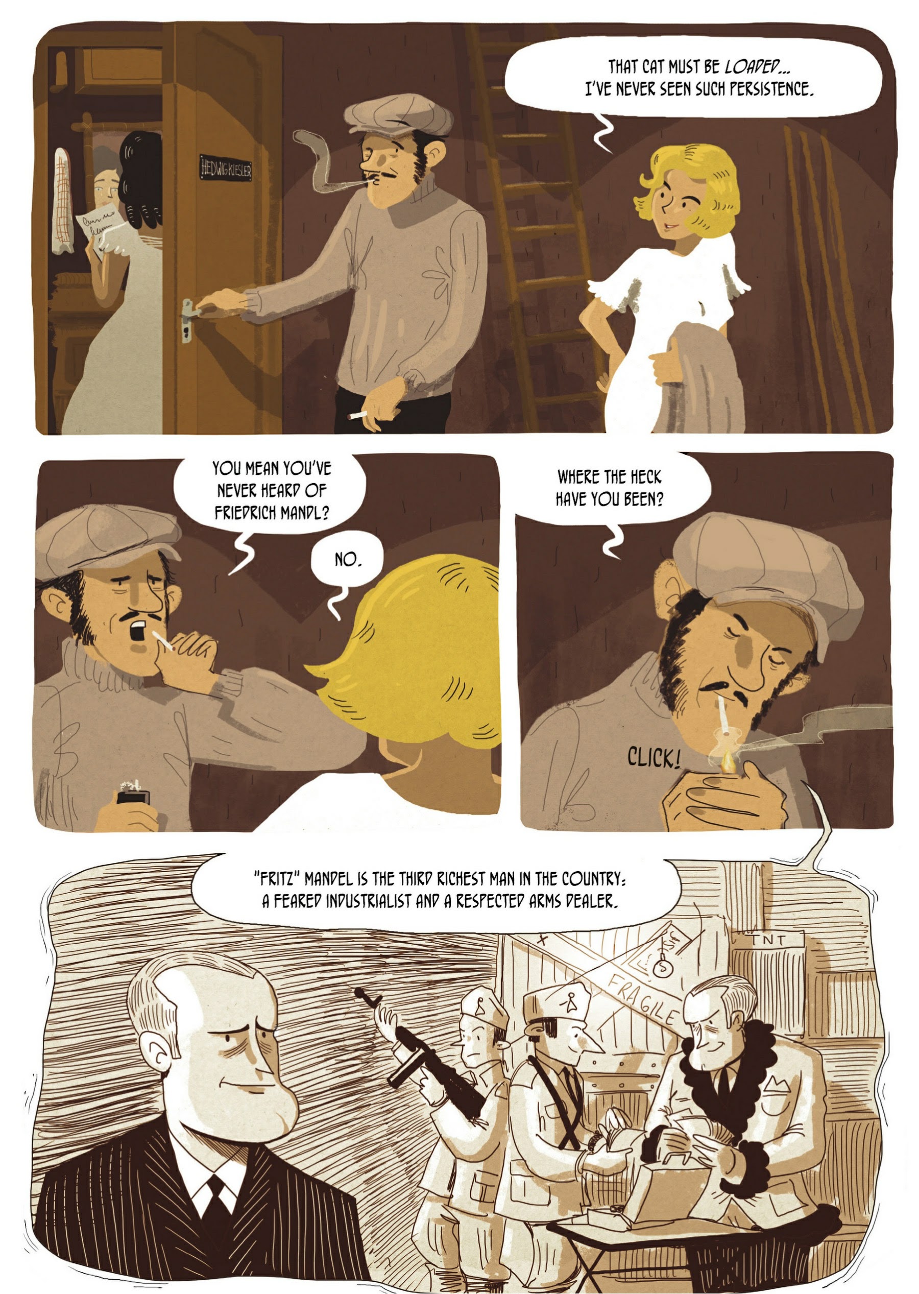 Read online Hedy Lamarr: An Incredible Life comic -  Issue # TPB (Part 1) - 40