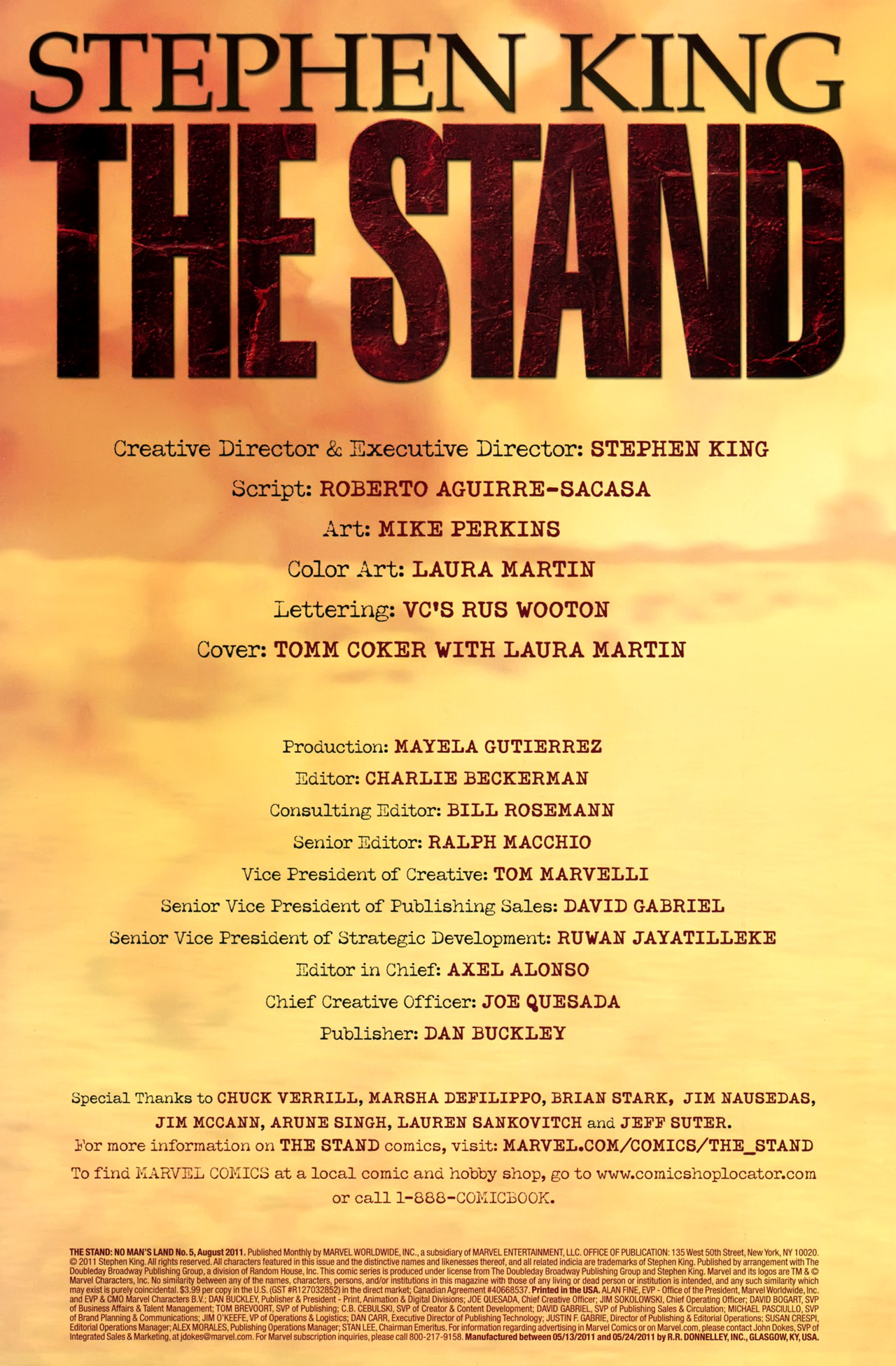 Read online The Stand: No Man's Land comic -  Issue #5 - 2