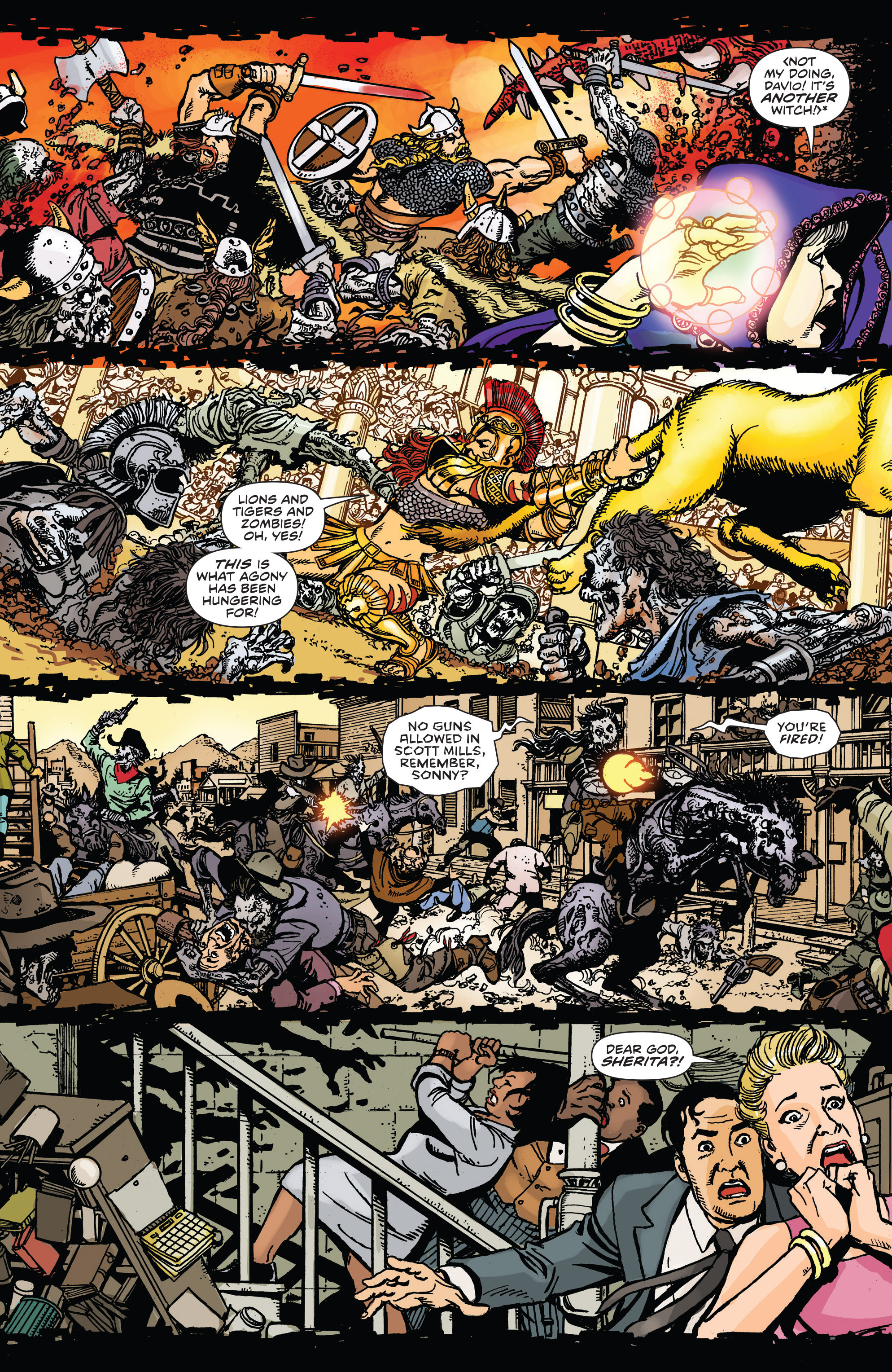 Read online George Pérez's Sirens comic -  Issue #5 - 4
