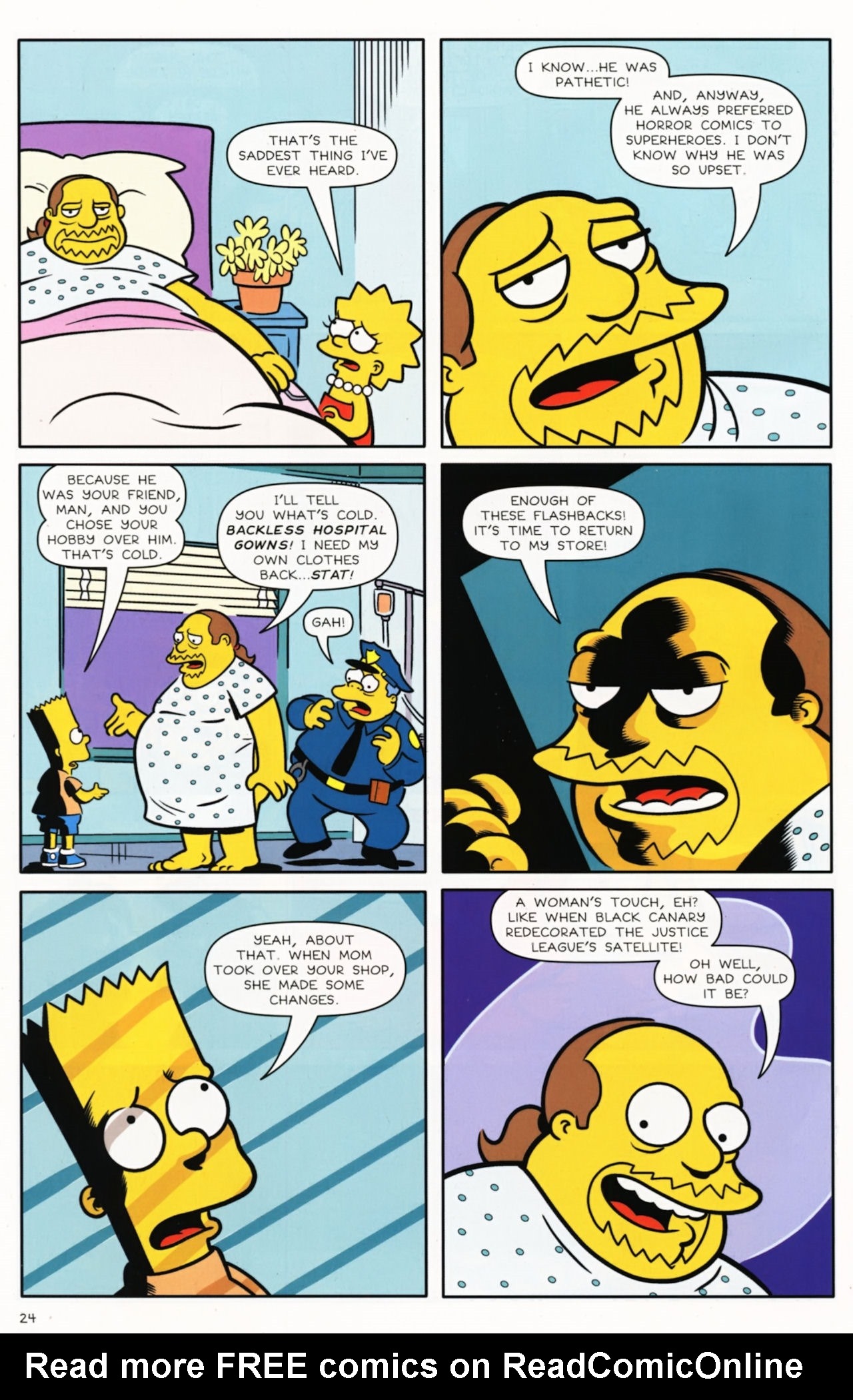 Read online Bongo Comics presents Comic Book Guy: The Comic Book comic -  Issue #5 - 26