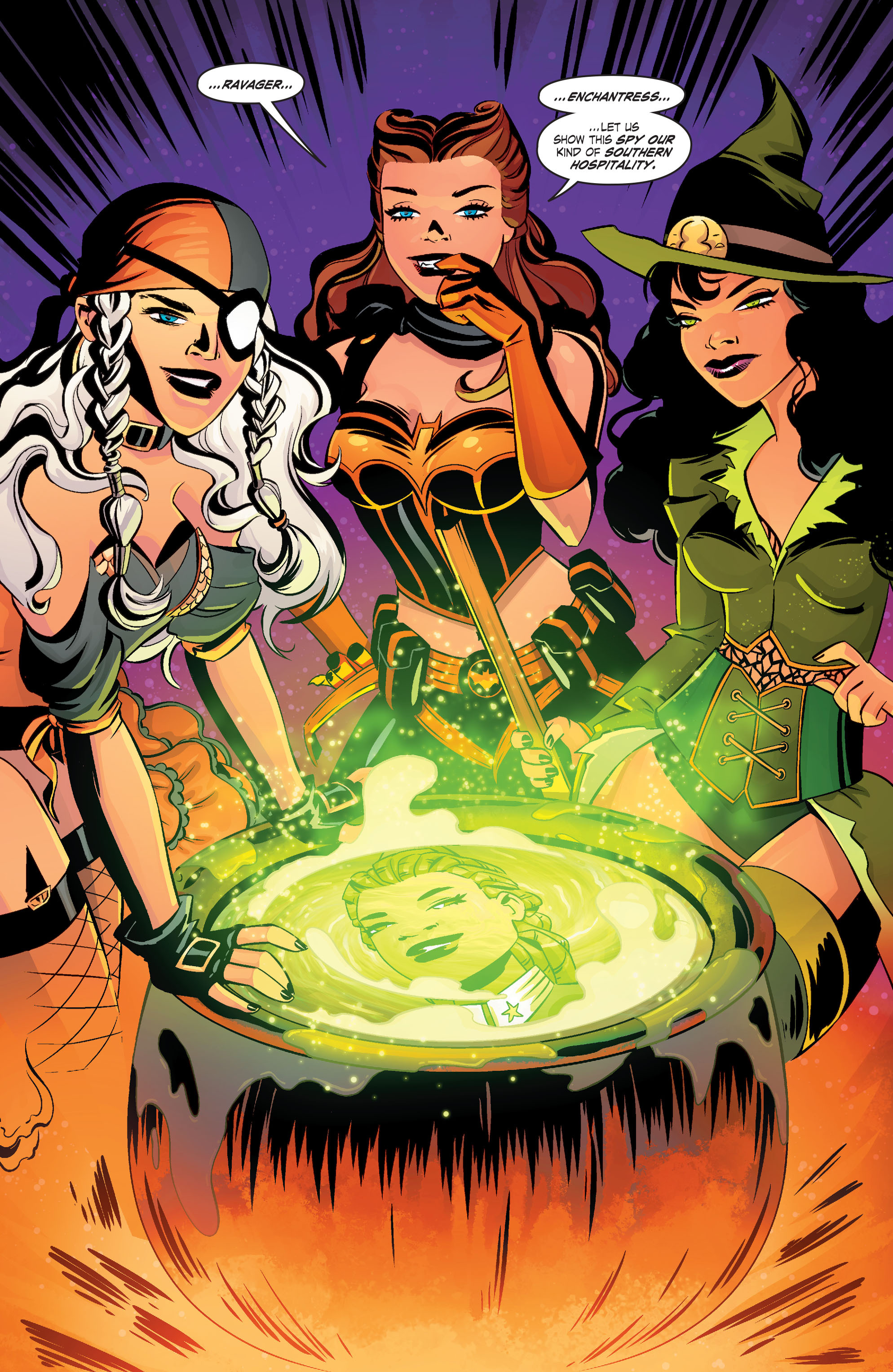 Read online DC Comics: Bombshells comic -  Issue # Annual 1 - 22