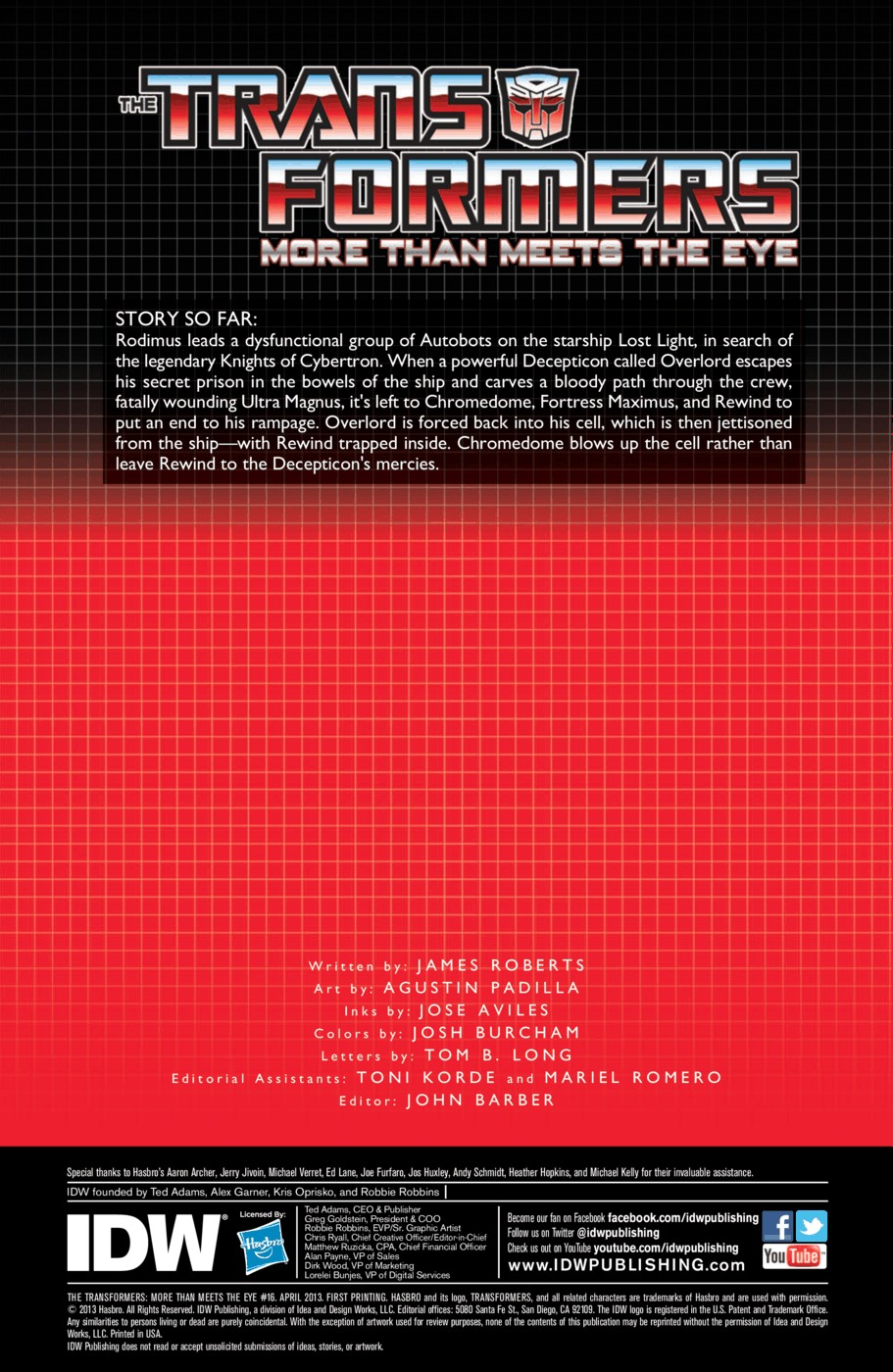 Read online The Transformers: More Than Meets The Eye comic -  Issue #16 - 3
