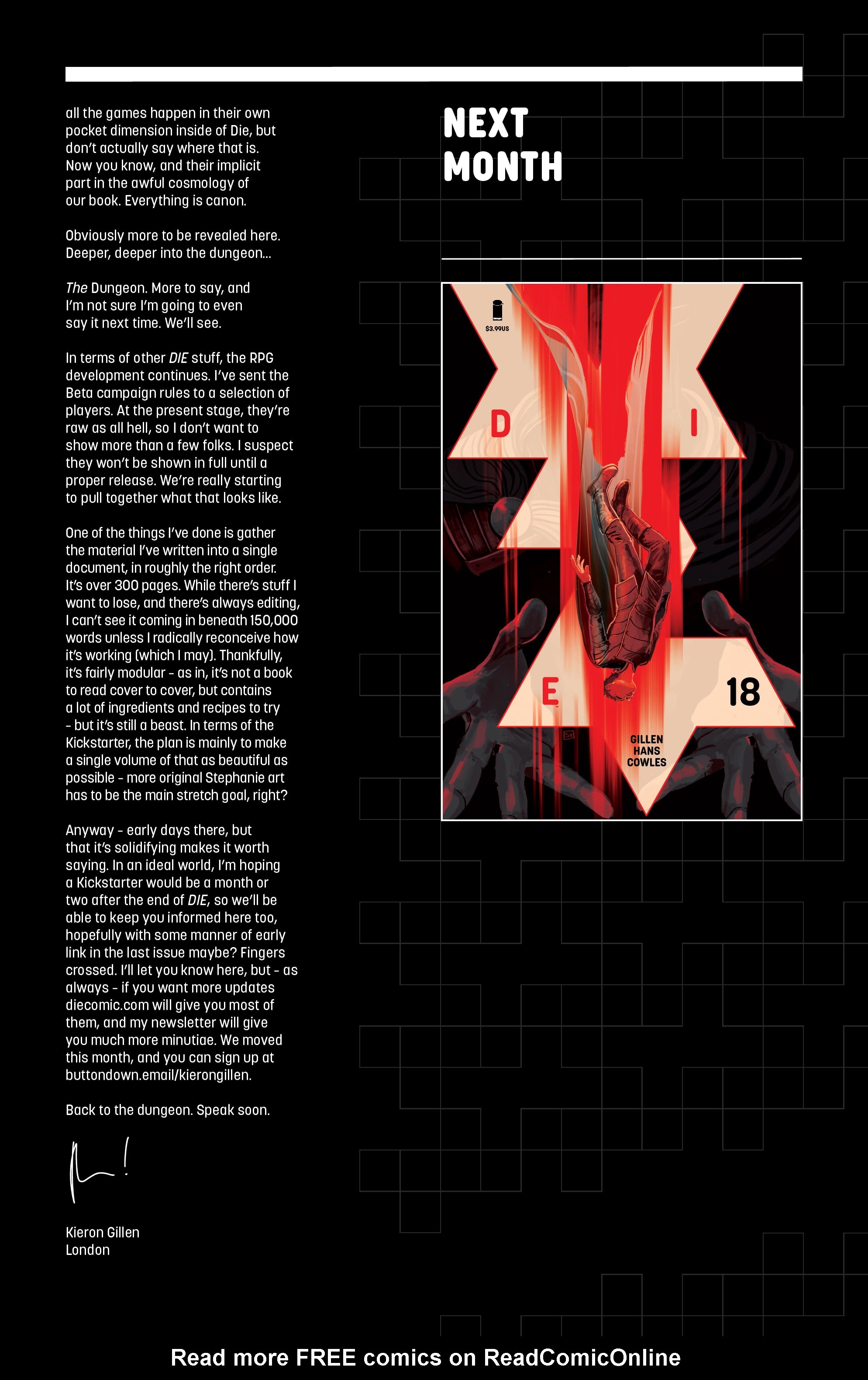 Read online Die comic -  Issue #17 - 29