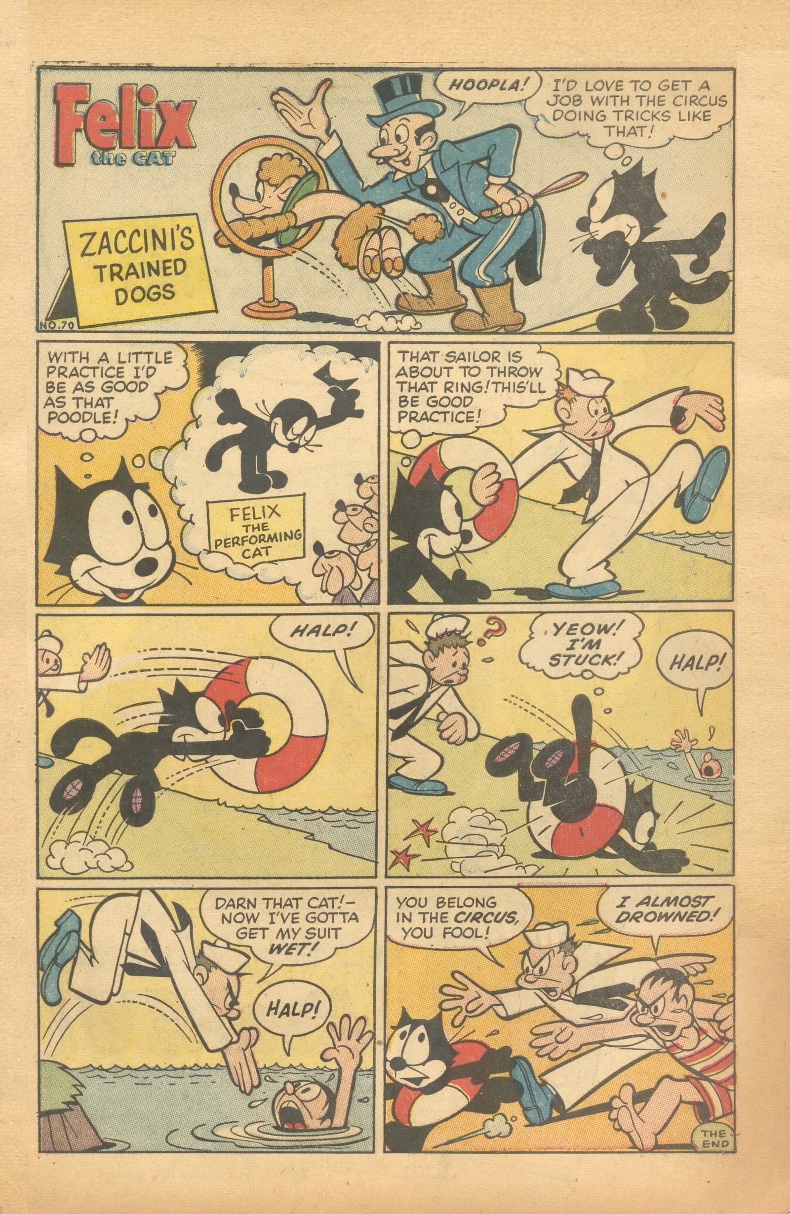 Read online Felix the Cat (1955) comic -  Issue #70 - 3
