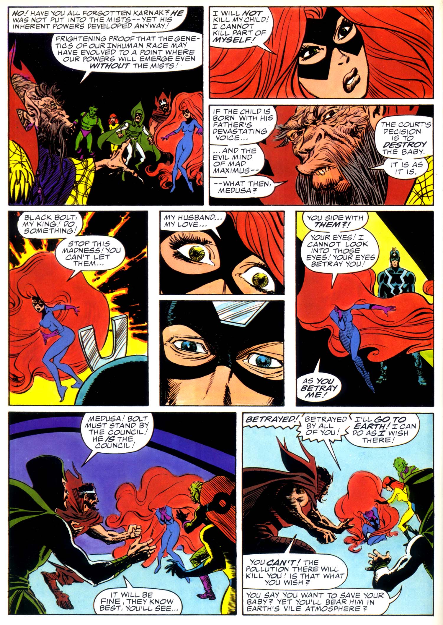 Read online Marvel Graphic Novel comic -  Issue #39 - The Inhumans - 16