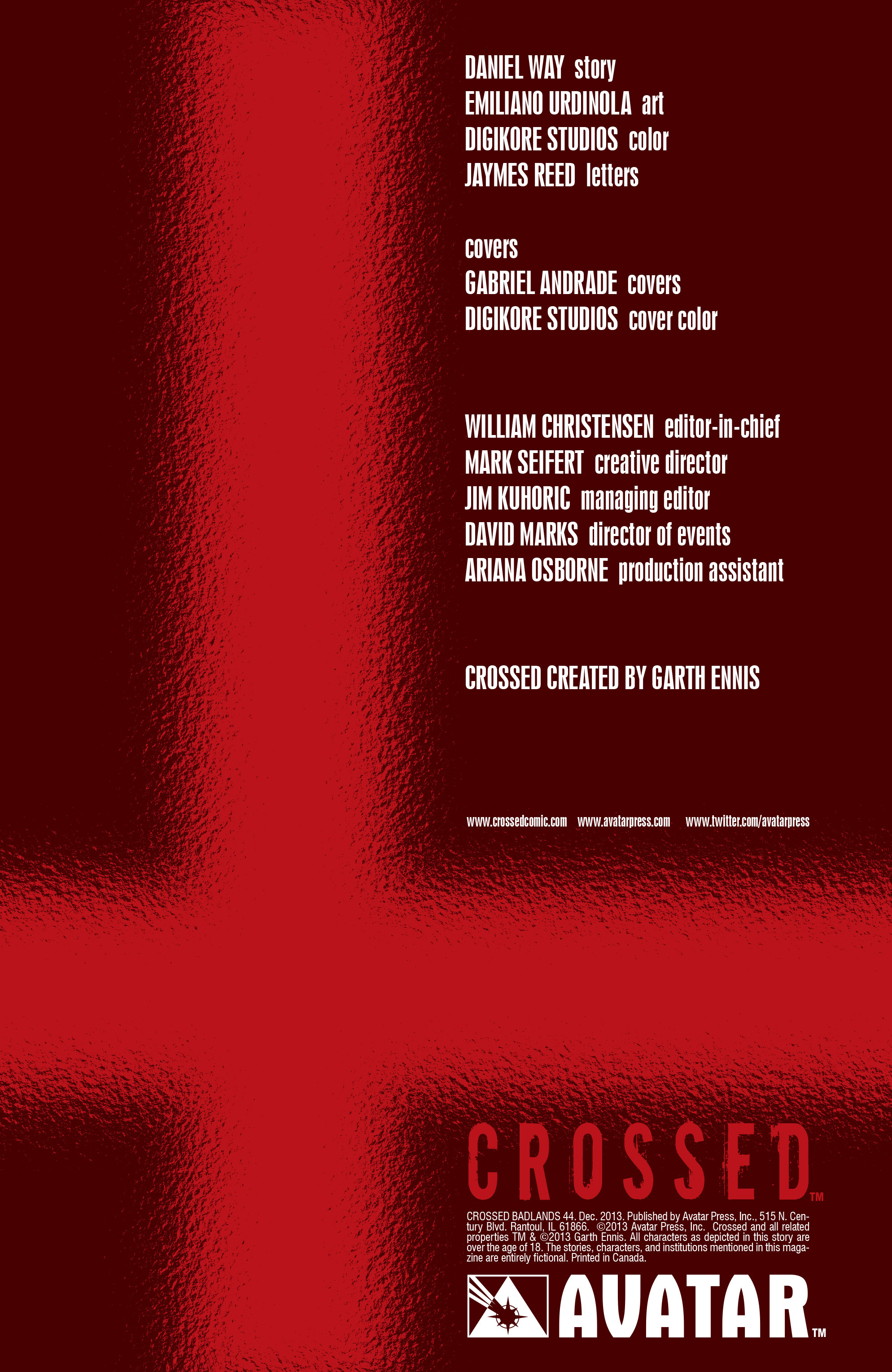 Read online Crossed: Badlands comic -  Issue #44 - 5