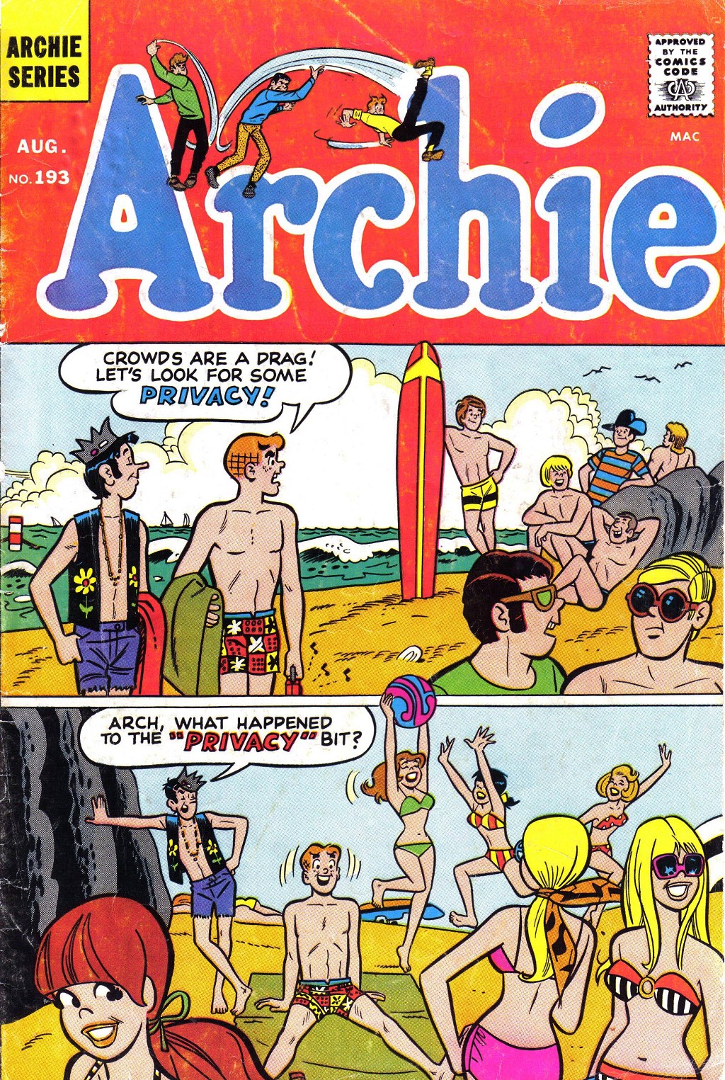Read online Archie (1960) comic -  Issue #193 - 1