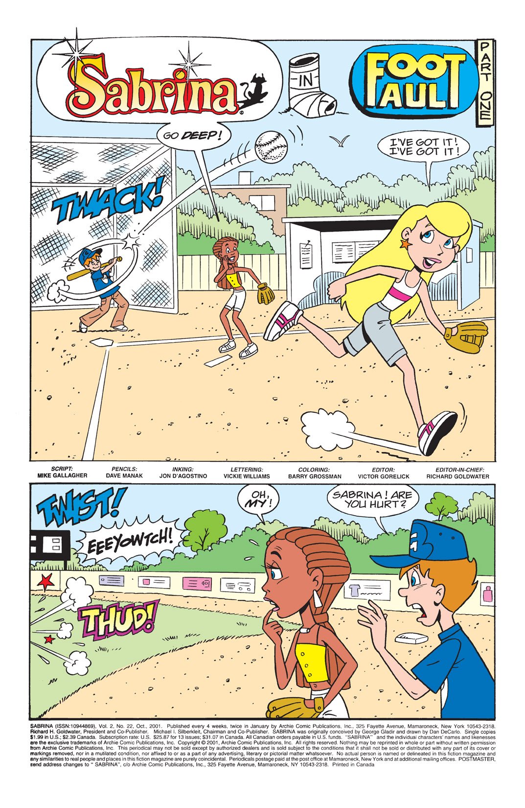 Read online Sabrina the Teenage Witch (2000) comic -  Issue #22 - 2