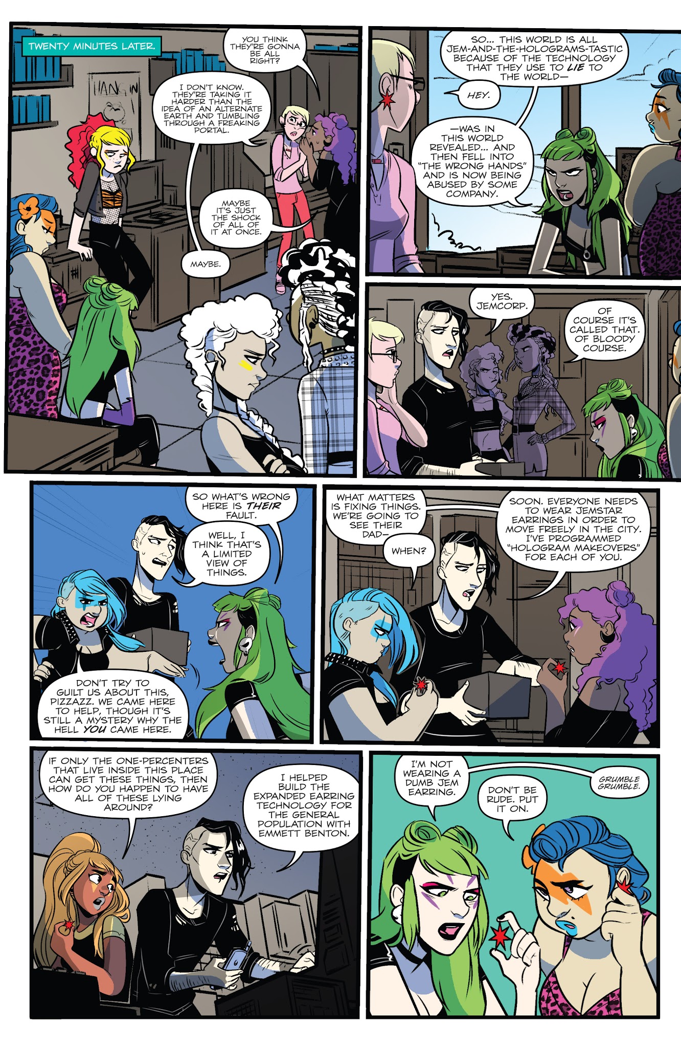 Read online Jem and the Holograms: The Misfits: Infinite comic -  Issue #1 - 16