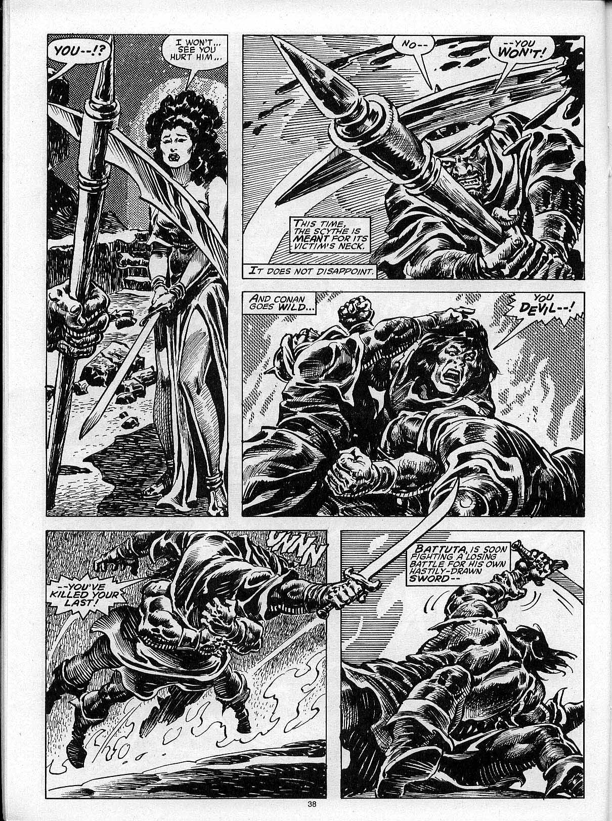 Read online The Savage Sword Of Conan comic -  Issue #204 - 40