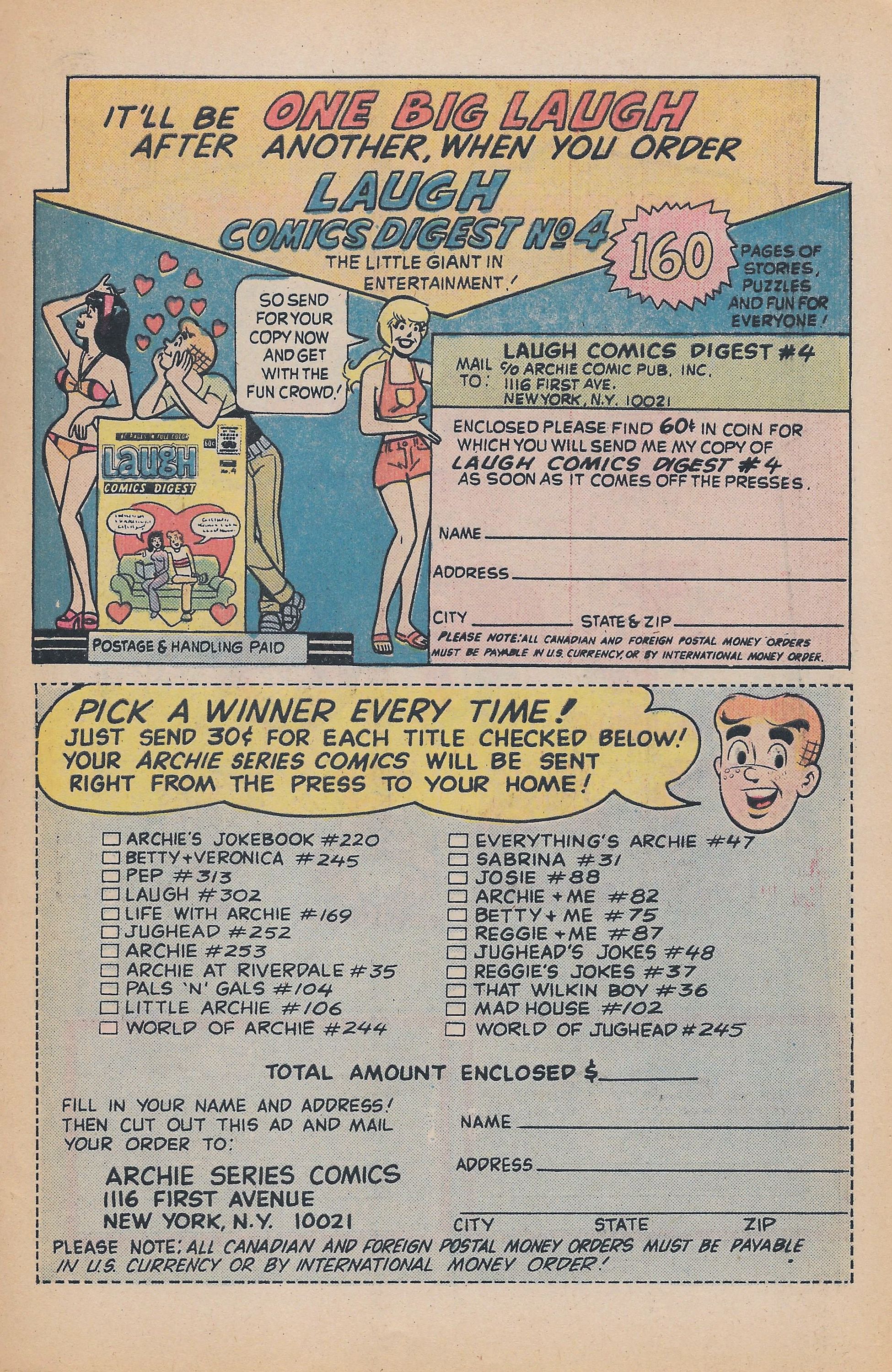 Read online Life With Archie (1958) comic -  Issue #168 - 27