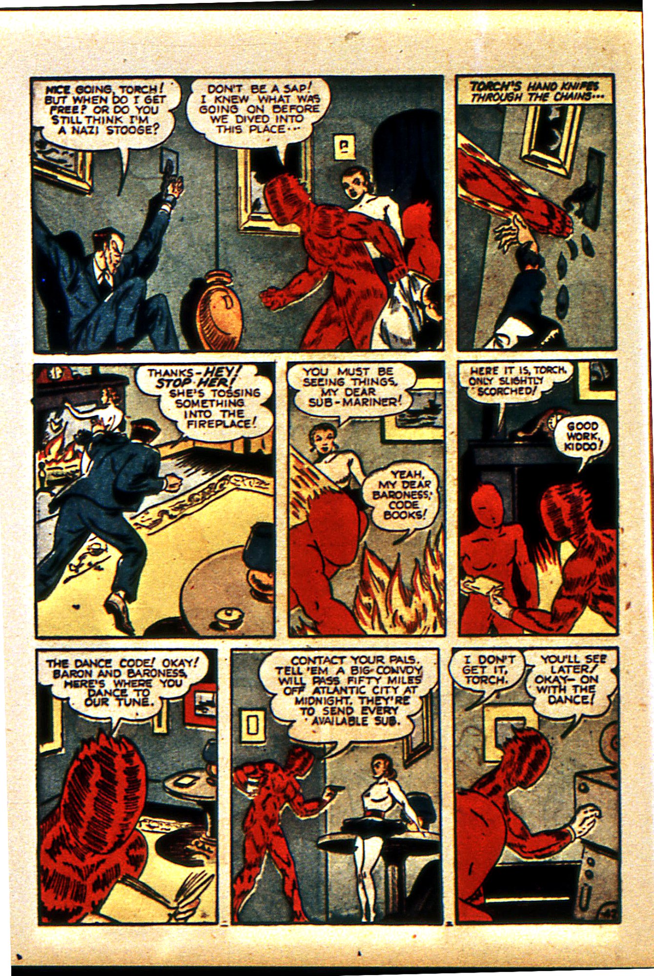 Read online The Human Torch (1940) comic -  Issue #10 - 45