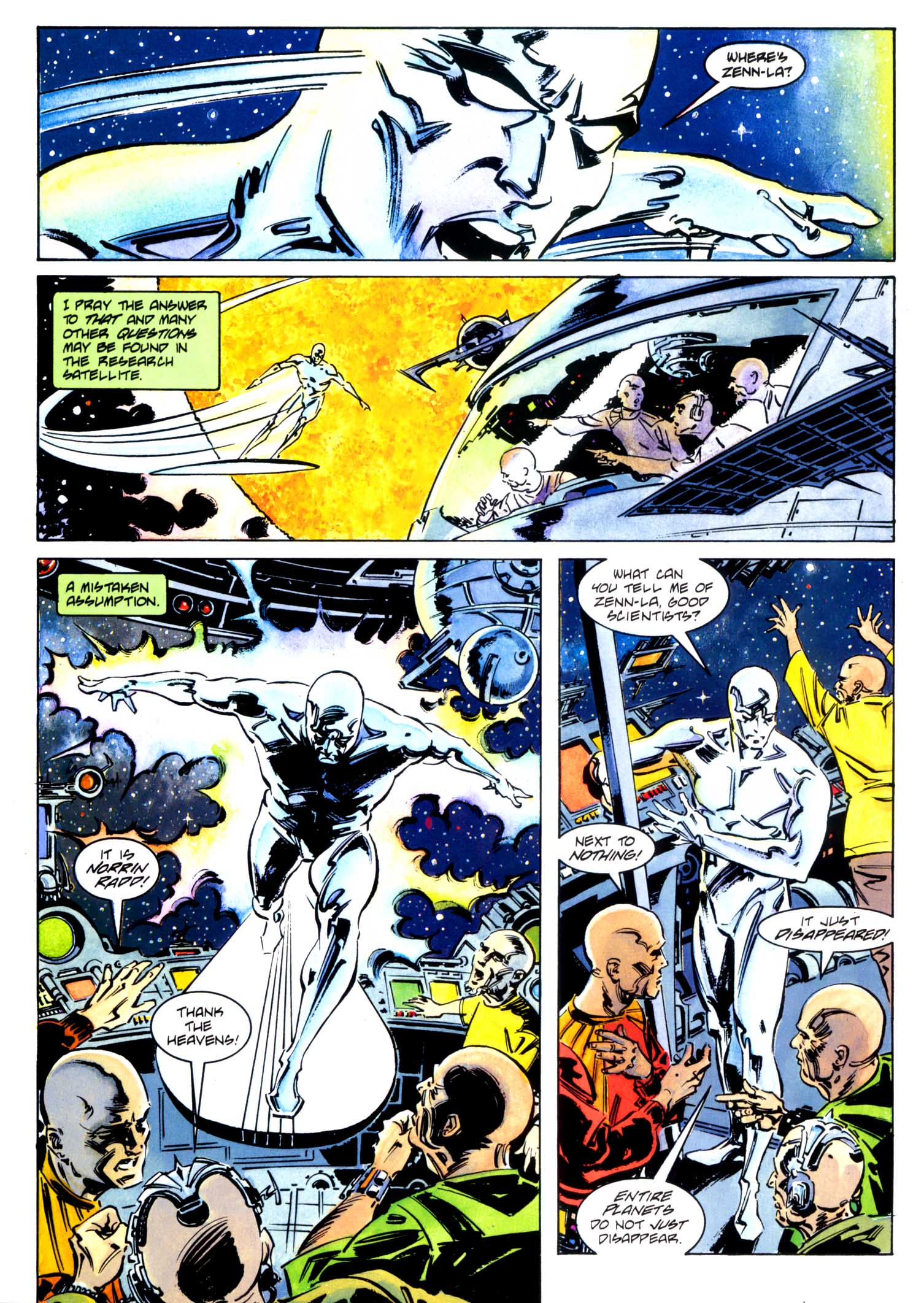 Read online Marvel Graphic Novel comic -  Issue #71 - Silver Surfer - Homecoming - 7