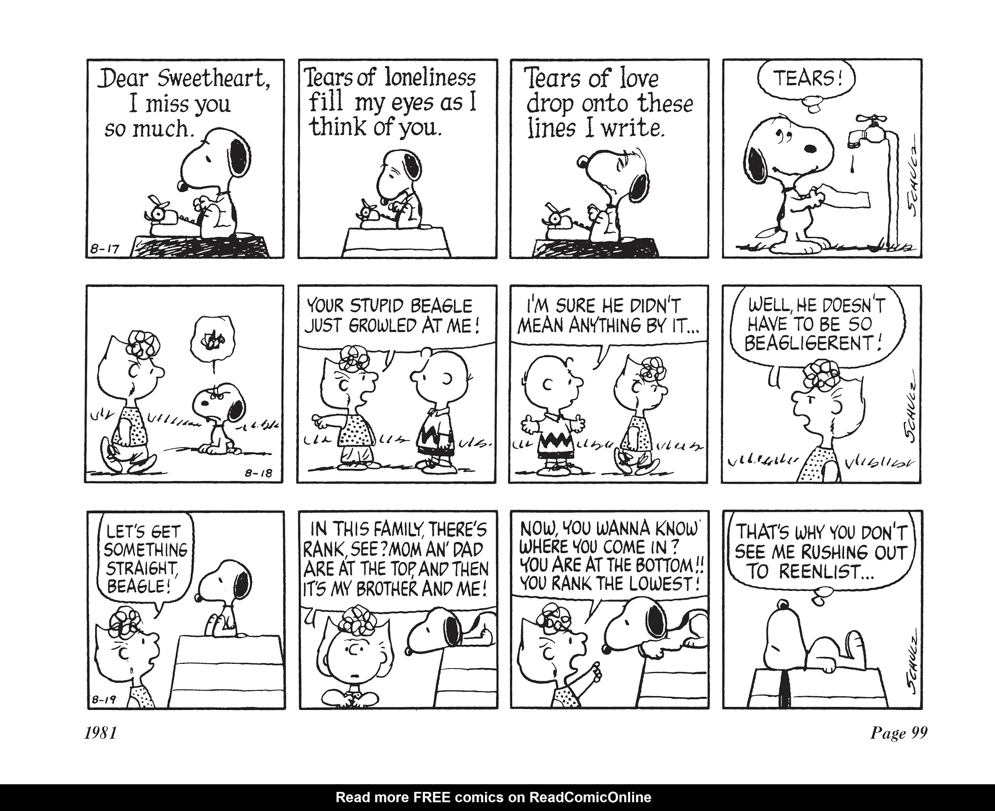 Read online The Complete Peanuts comic -  Issue # TPB 16 - 117