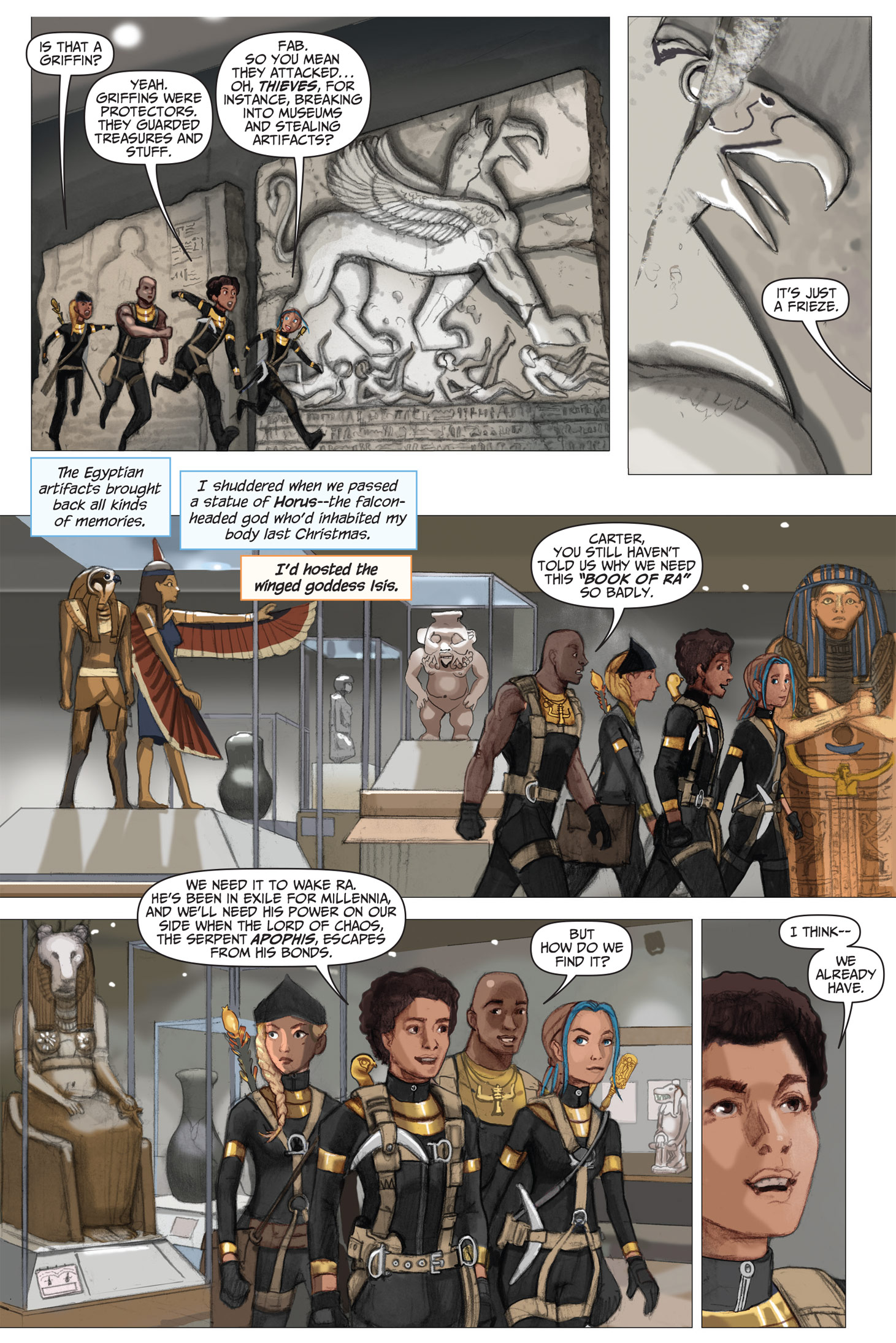 Read online The Kane Chronicles comic -  Issue # TPB 2 - 7
