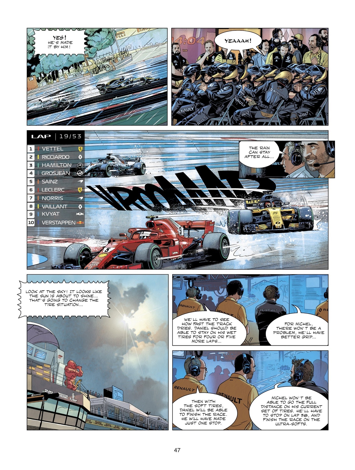 Read online Michel Vaillant comic -  Issue #8 - 47