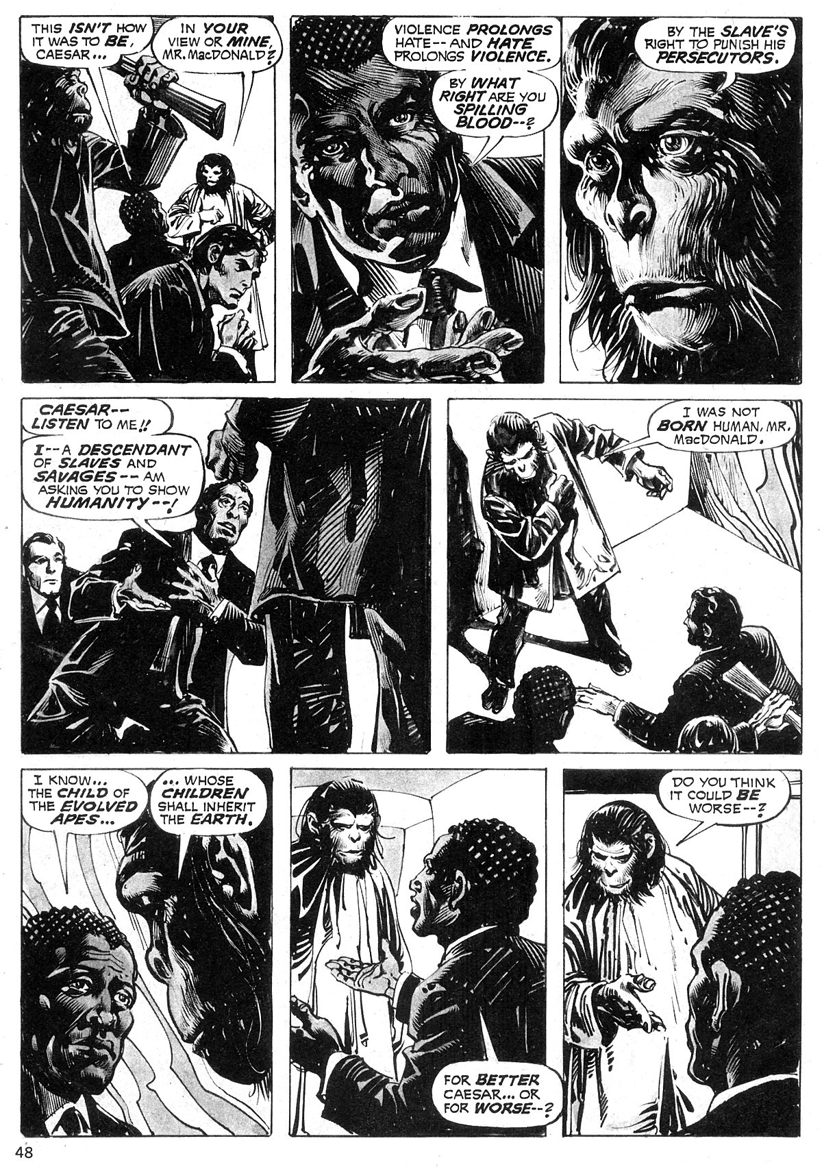 Read online Planet of the Apes comic -  Issue #21 - 47