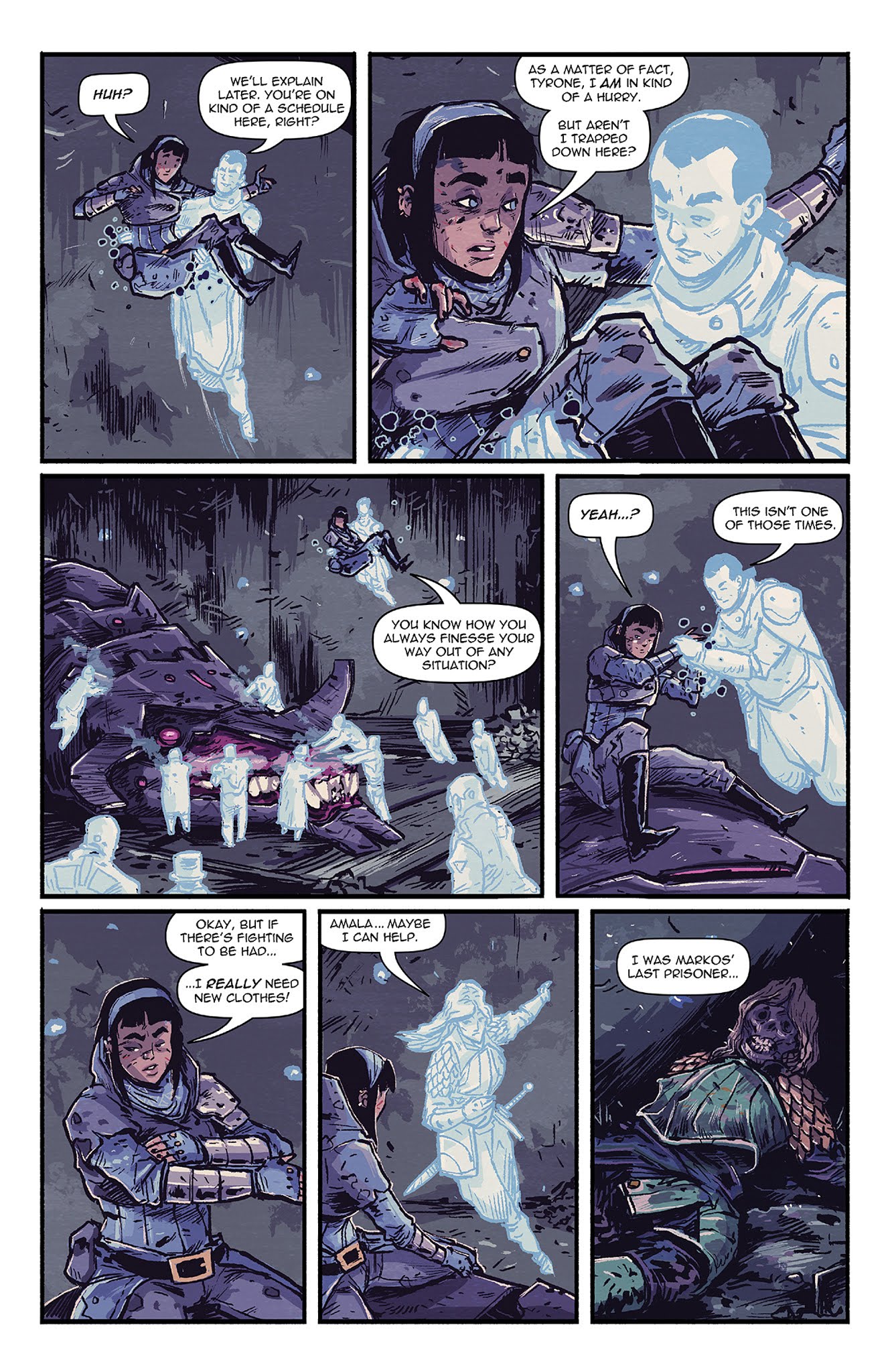 Read online Amala's Blade comic -  Issue #3 - 16