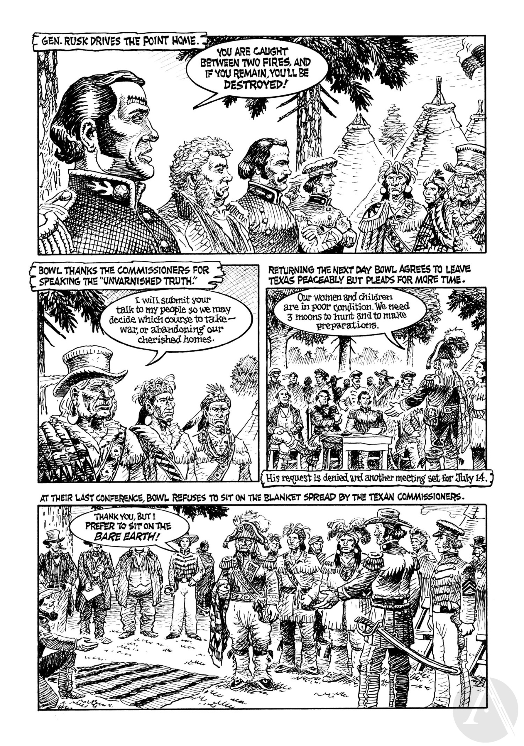 Read online Indian Lover: Sam Houston & the Cherokees comic -  Issue # TPB - 85