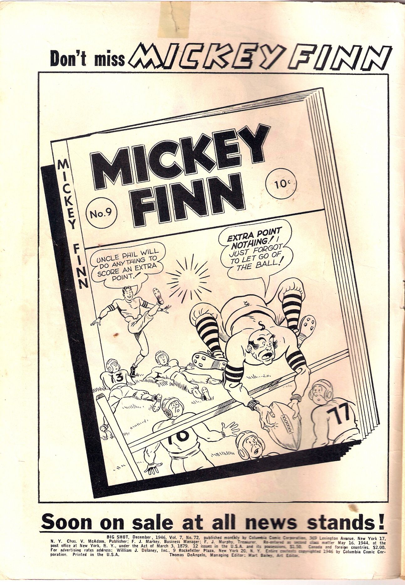 Read online Big Shot comic -  Issue #72 - 2