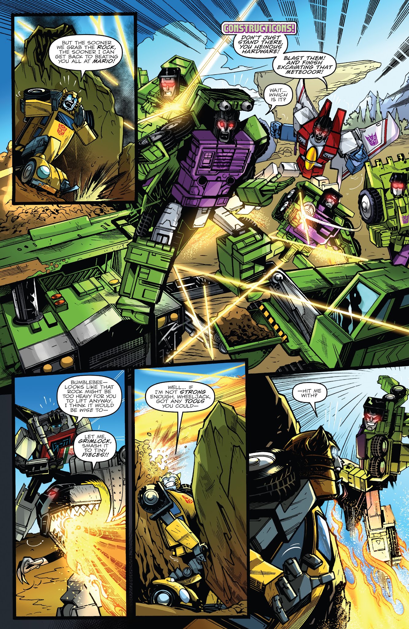 Read online Transformers: Bumblebee-Go For the Gold comic -  Issue # Full - 5