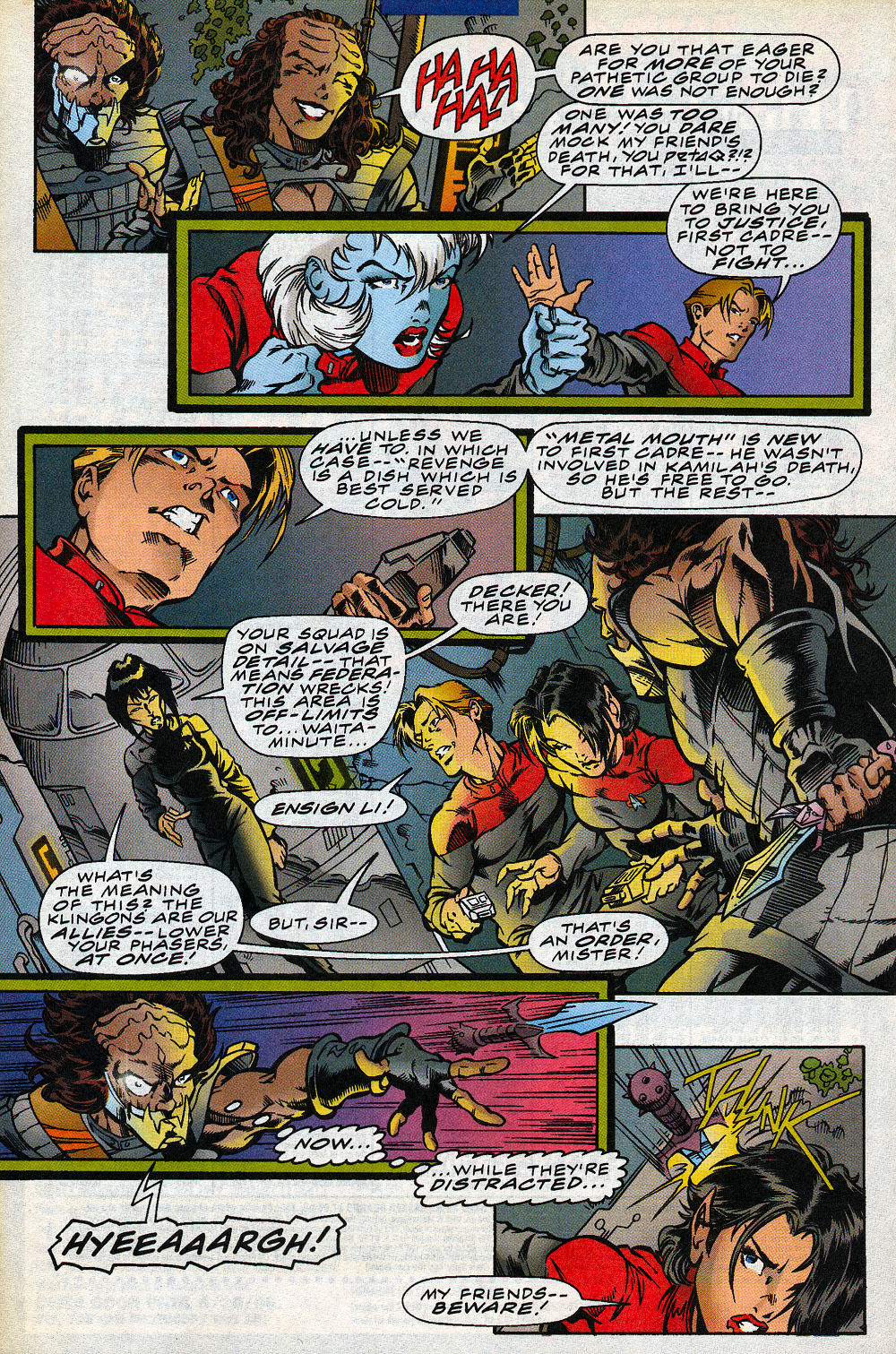 Read online Star Trek: Starfleet Academy (1996) comic -  Issue #18 - 21
