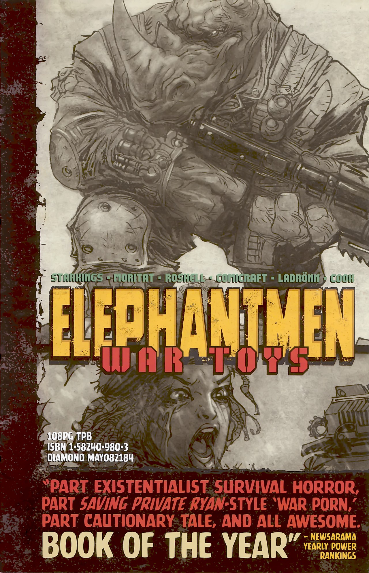 Read online Elephantmen War Toys: Yvette comic -  Issue # Full - 25