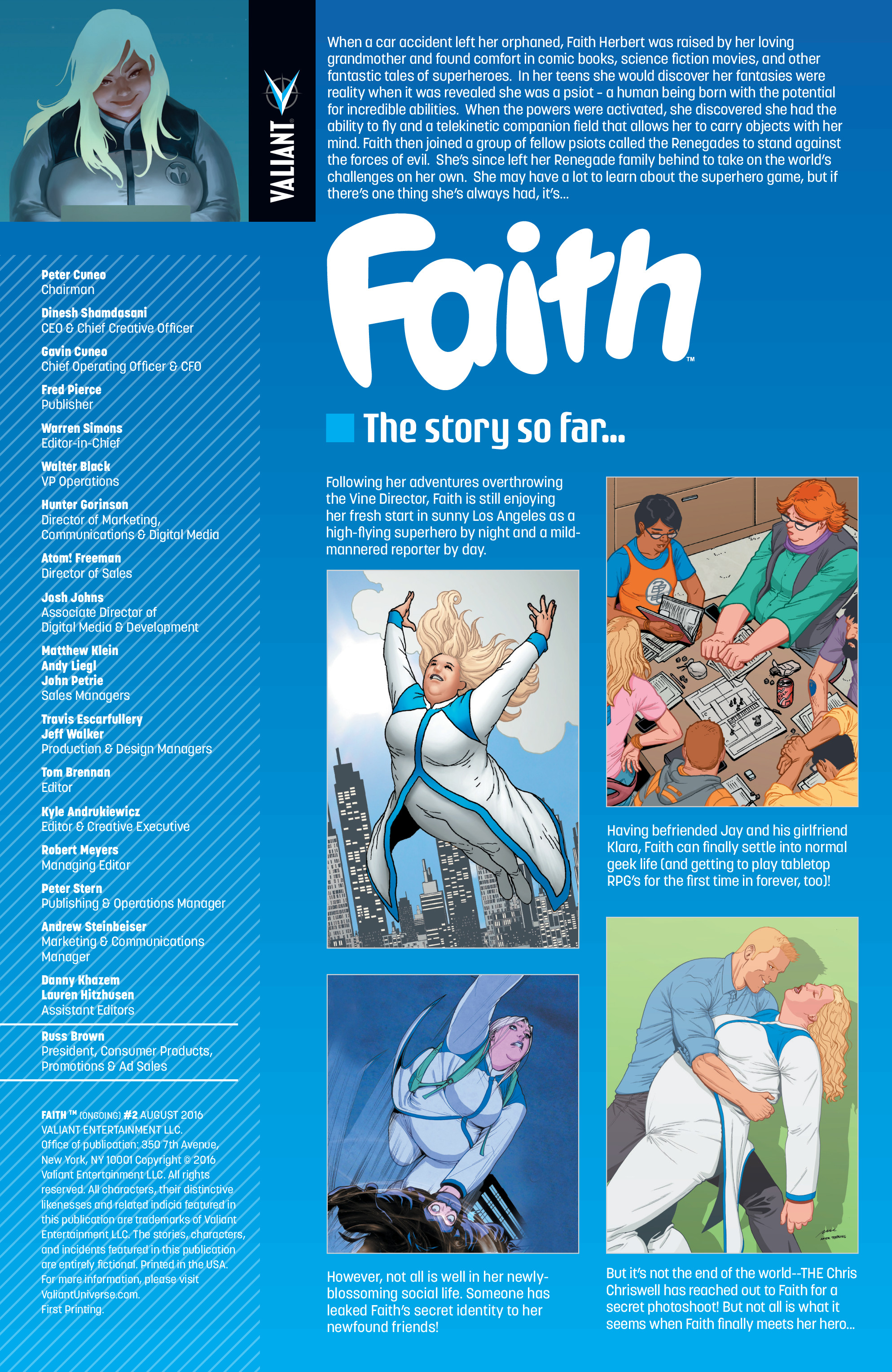 Read online Faith (II) comic -  Issue #2 - 2