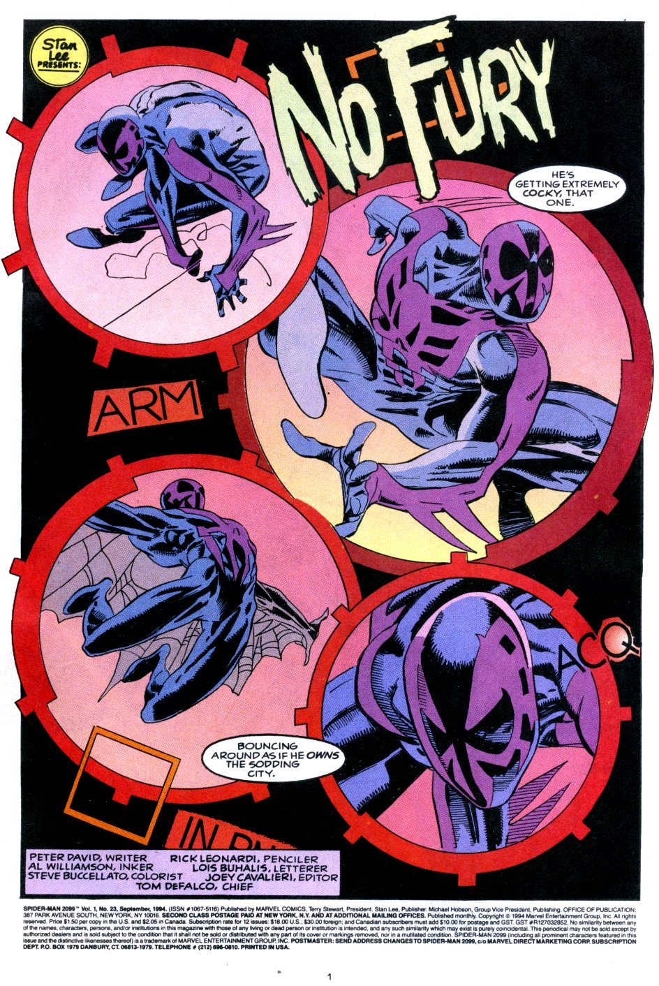 Read online Spider-Man 2099 (1992) comic -  Issue #23 - 2