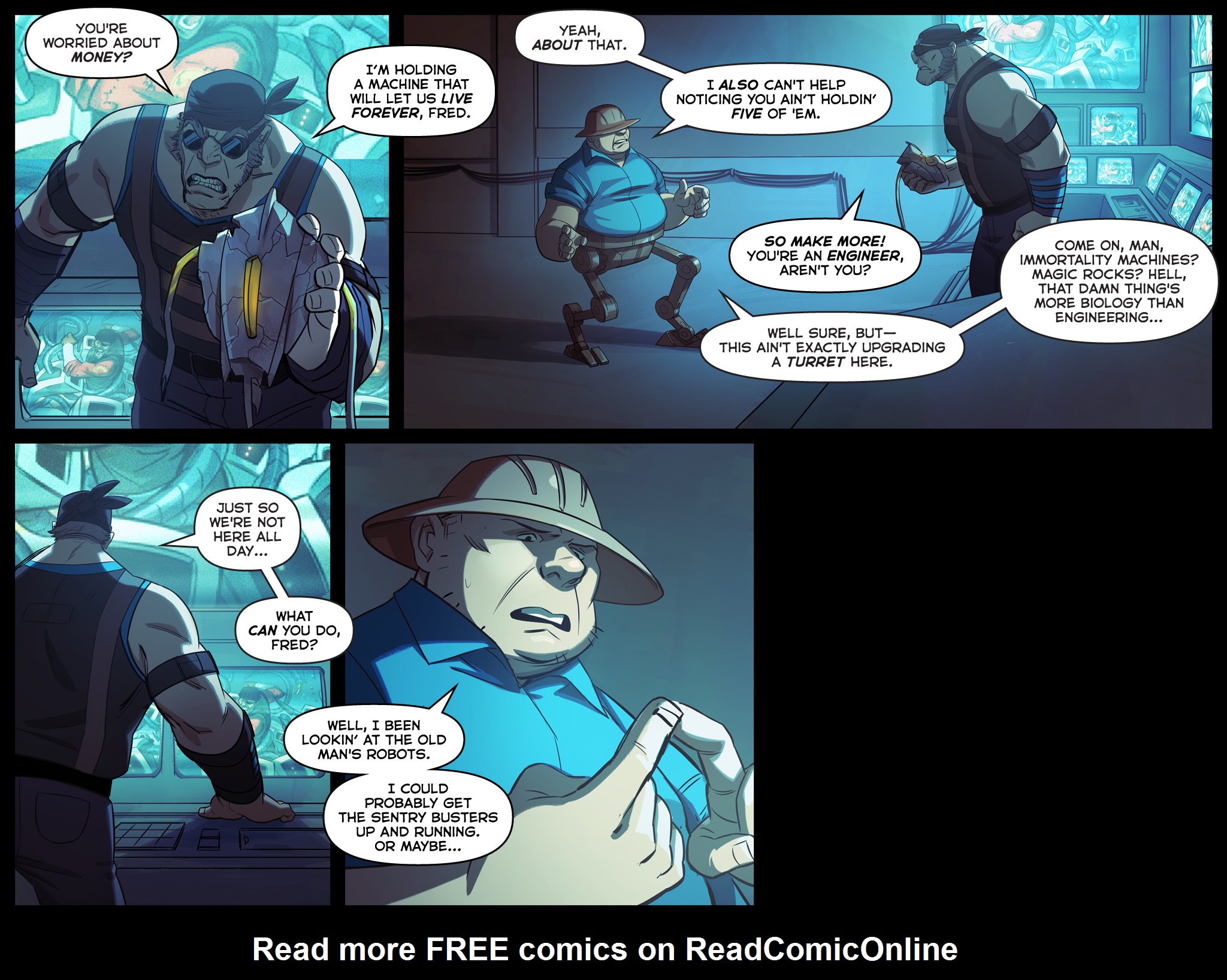 Read online Team Fortress 2 comic -  Issue #6 - 28
