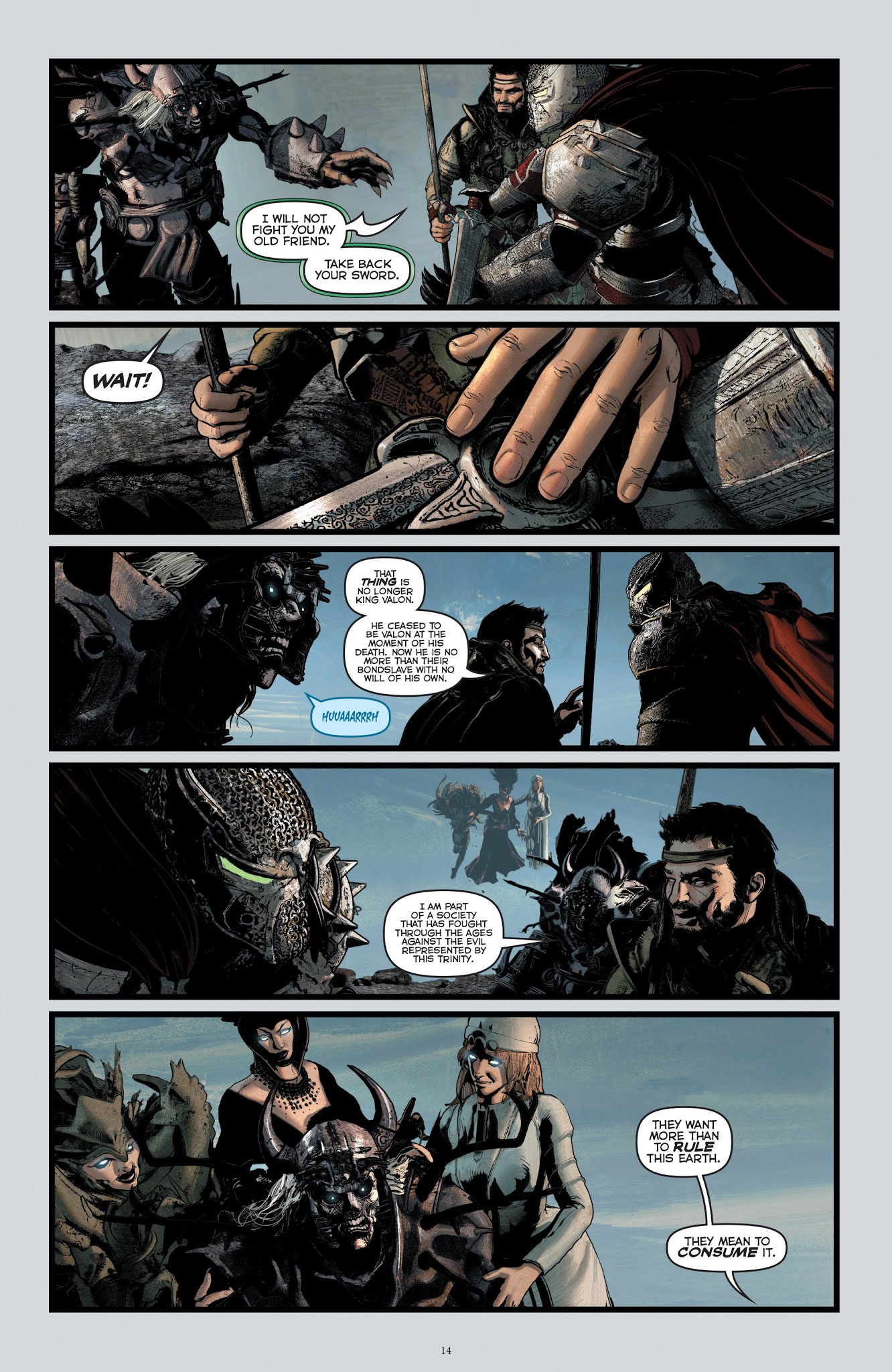 Read online Medieval Spawn and Witchblade comic -  Issue #4 - 16