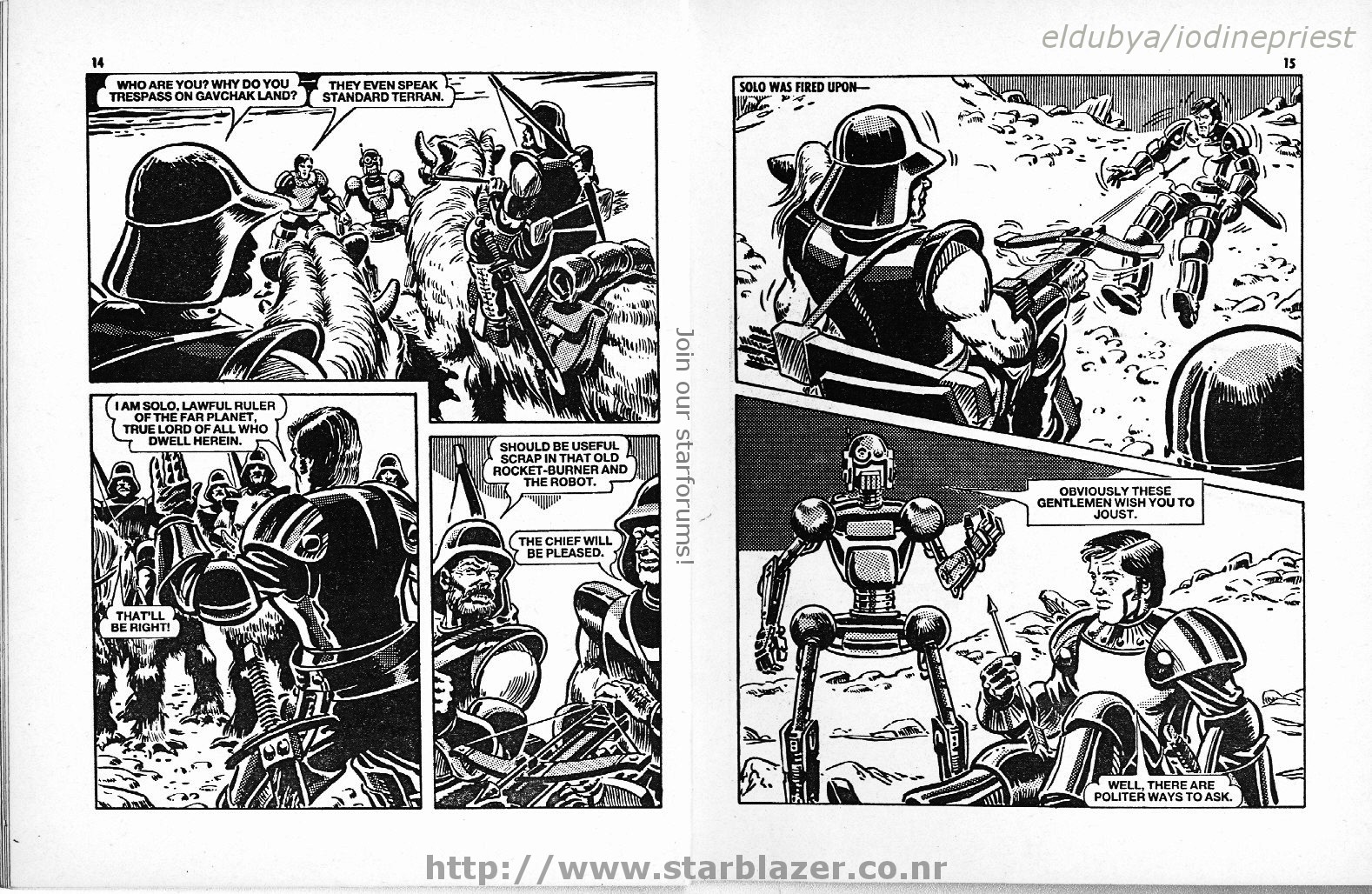 Read online Starblazer comic -  Issue #202 - 9