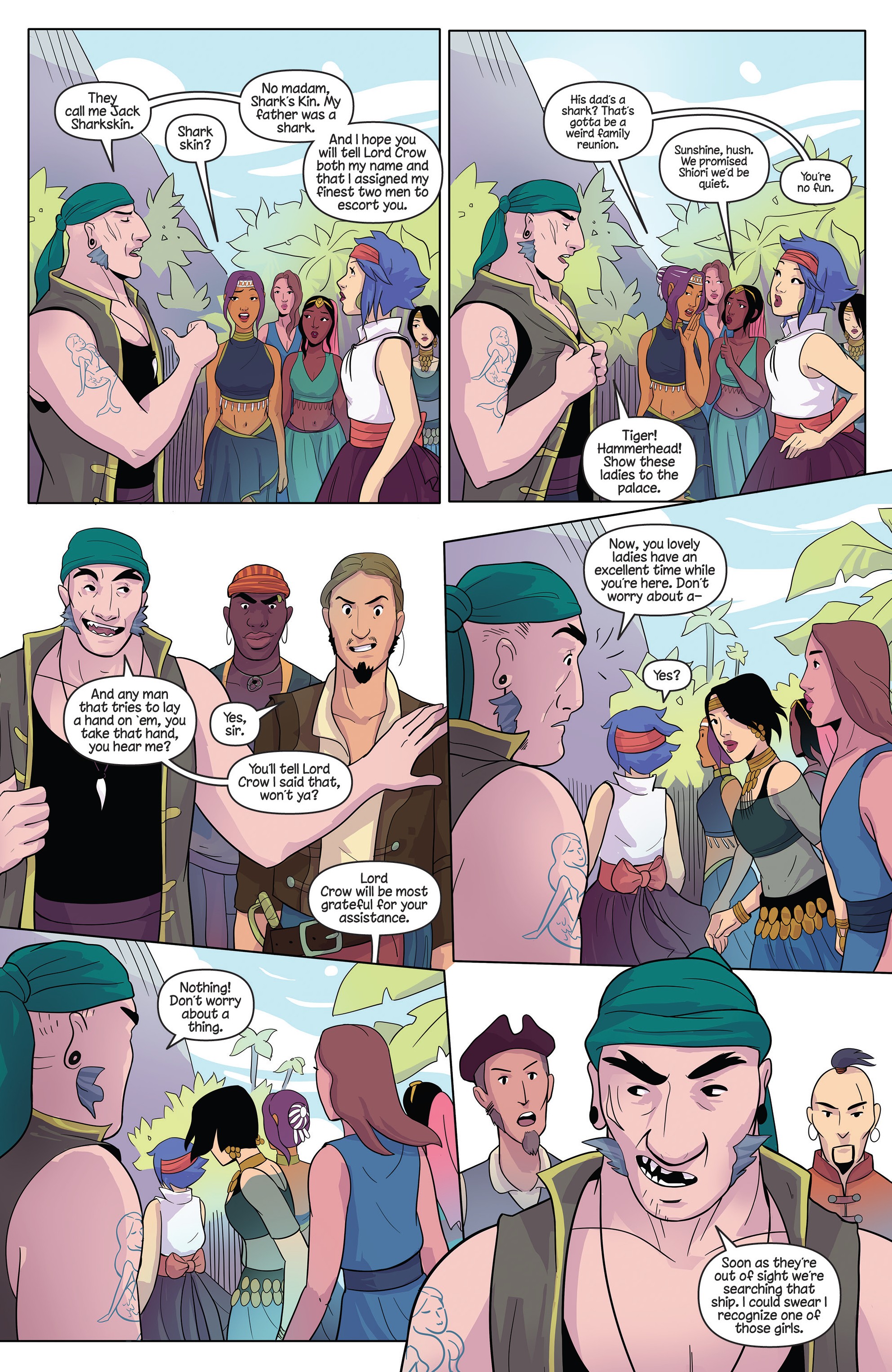 Read online Princeless Raven Year Two: Love and Revenge comic -  Issue # _TPB Assault On Golden Rock - 69