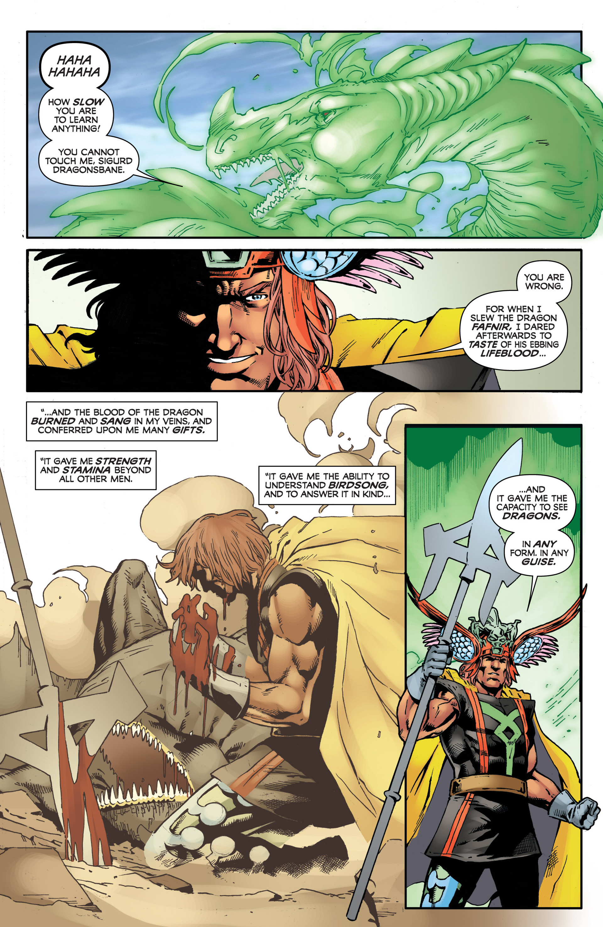 Read online Kirby: Genesis - Dragonsbane comic -  Issue #4 - 17