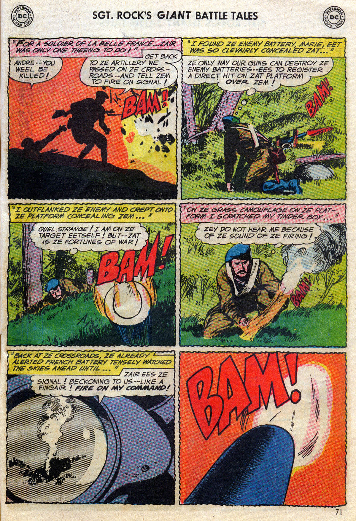 Read online Our Army at War (1952) comic -  Issue #164 - 72