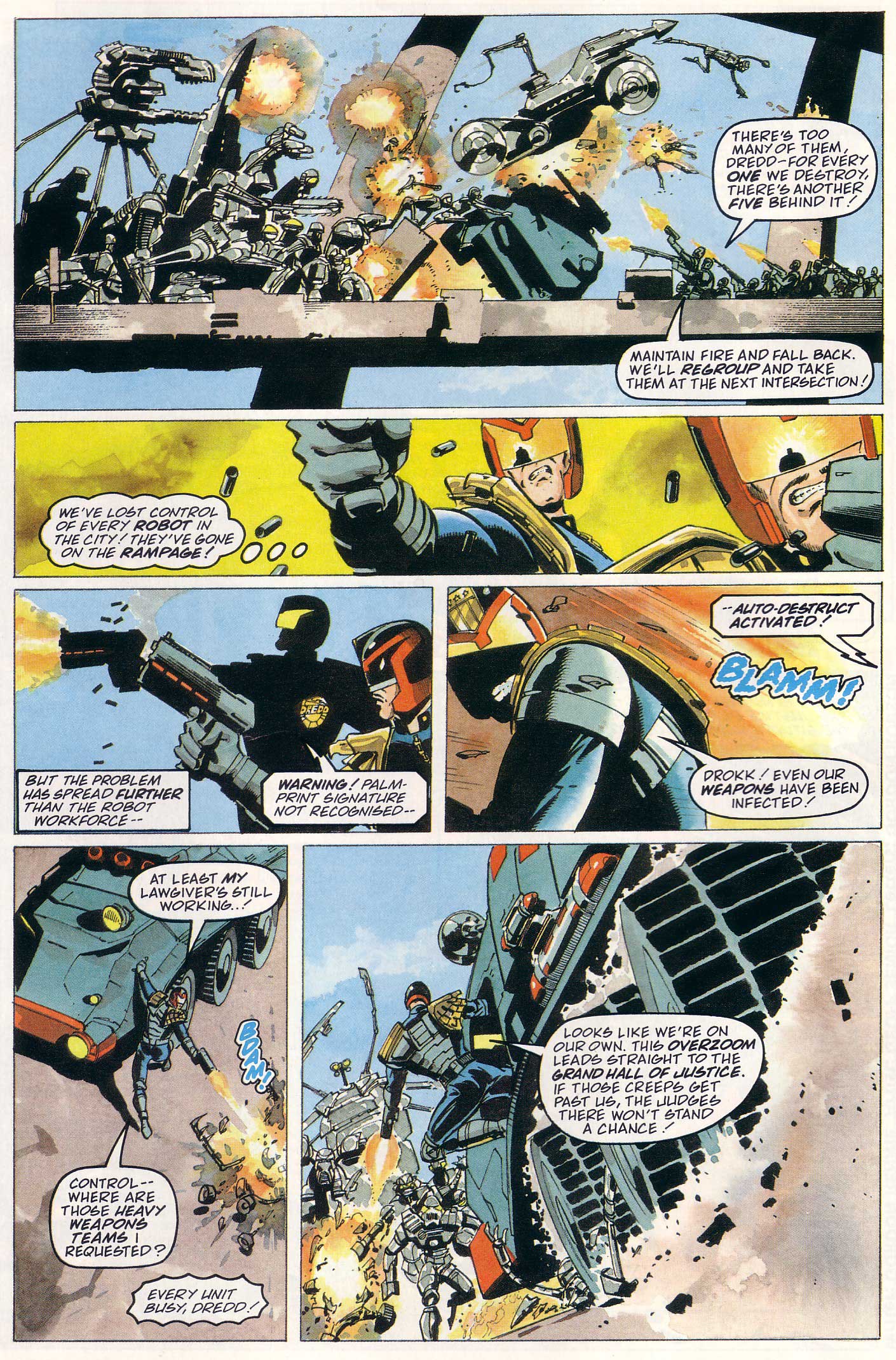 Read online Judge Dredd Lawman of the Future comic -  Issue #22 - 19