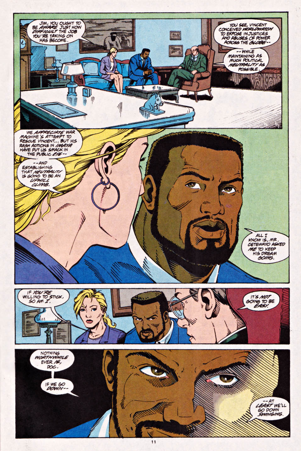 Read online War Machine (1994) comic -  Issue #5 - 9