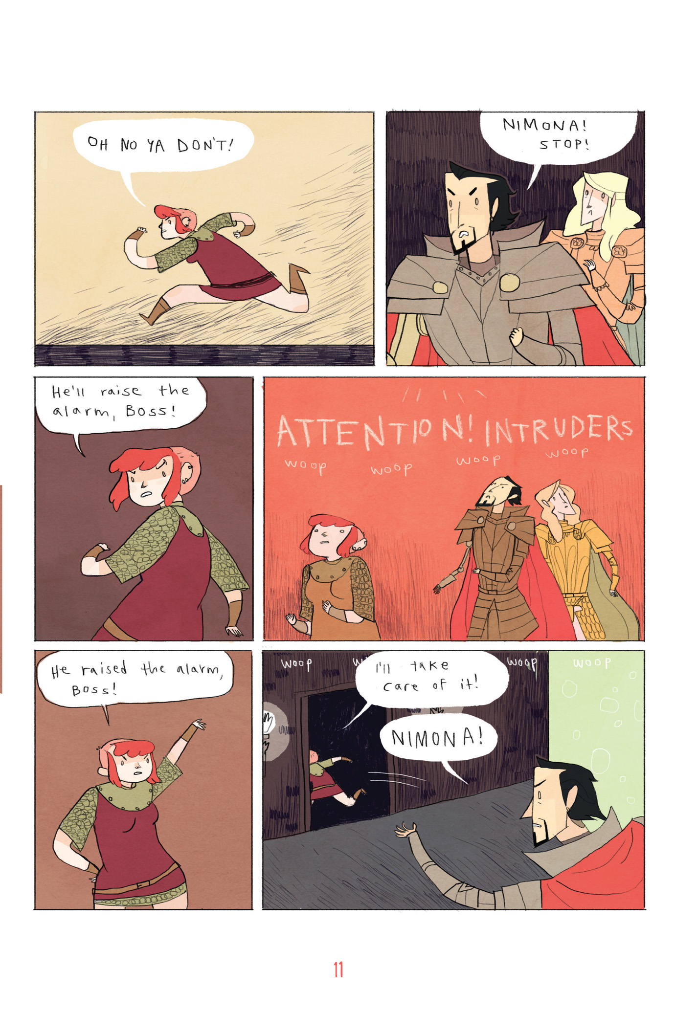 Read Online Nimona Comic Issue Tpb